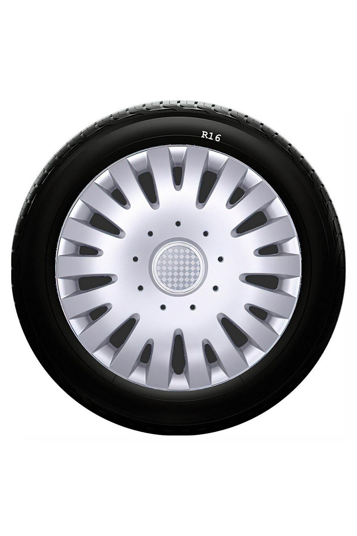 Kia Uyumlu 16 Inc Kırılmaz SKS Jant Kapağı 1 Takım 4 Adet No:403