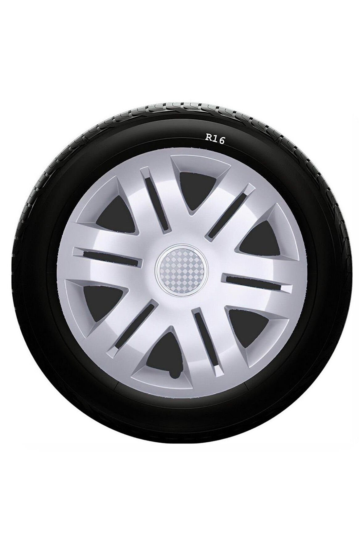 Tata Uyumlu 16 Inç Kırılmaz SKS Jant Kapağı 1 Takım 4 Adet No:406