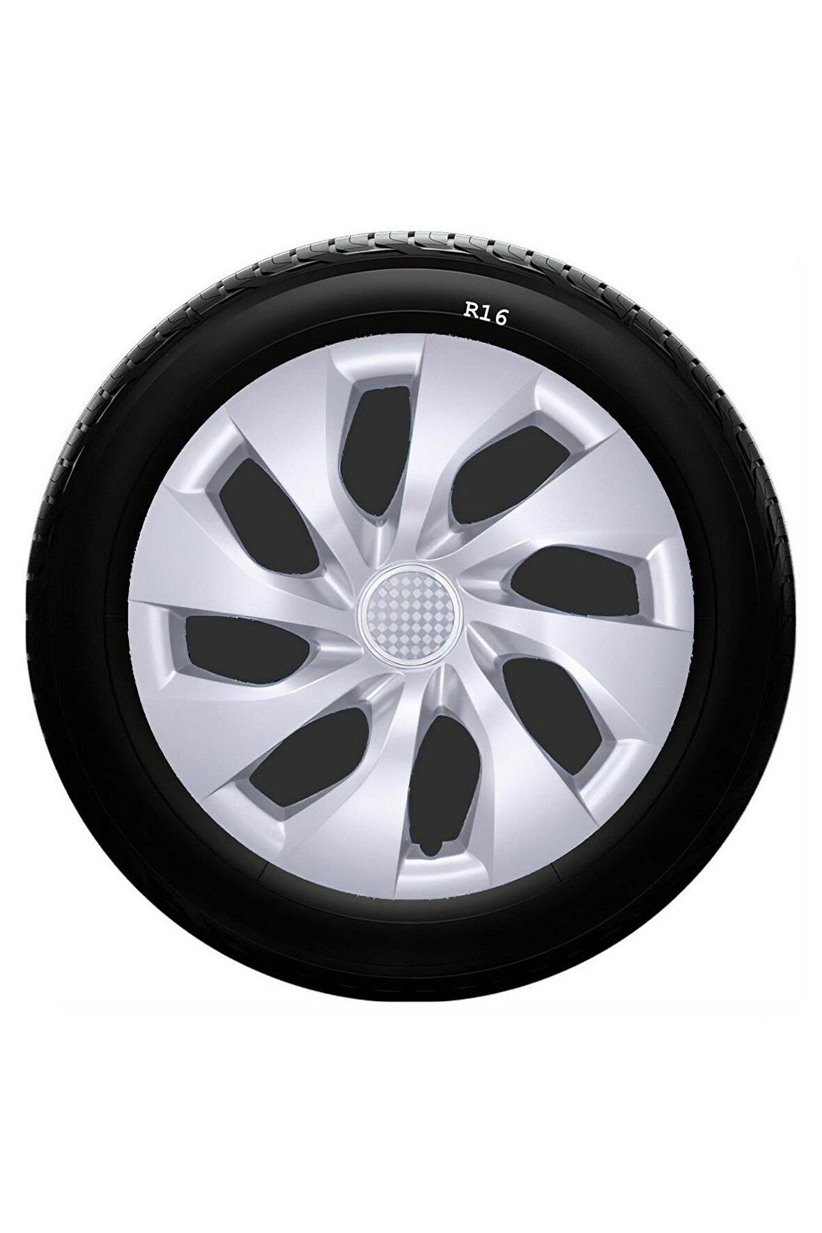 Skoda Uyumlu 16 Inc Kırılmaz SKS Jant Kapağı 1 Takım 4 Adet No:416