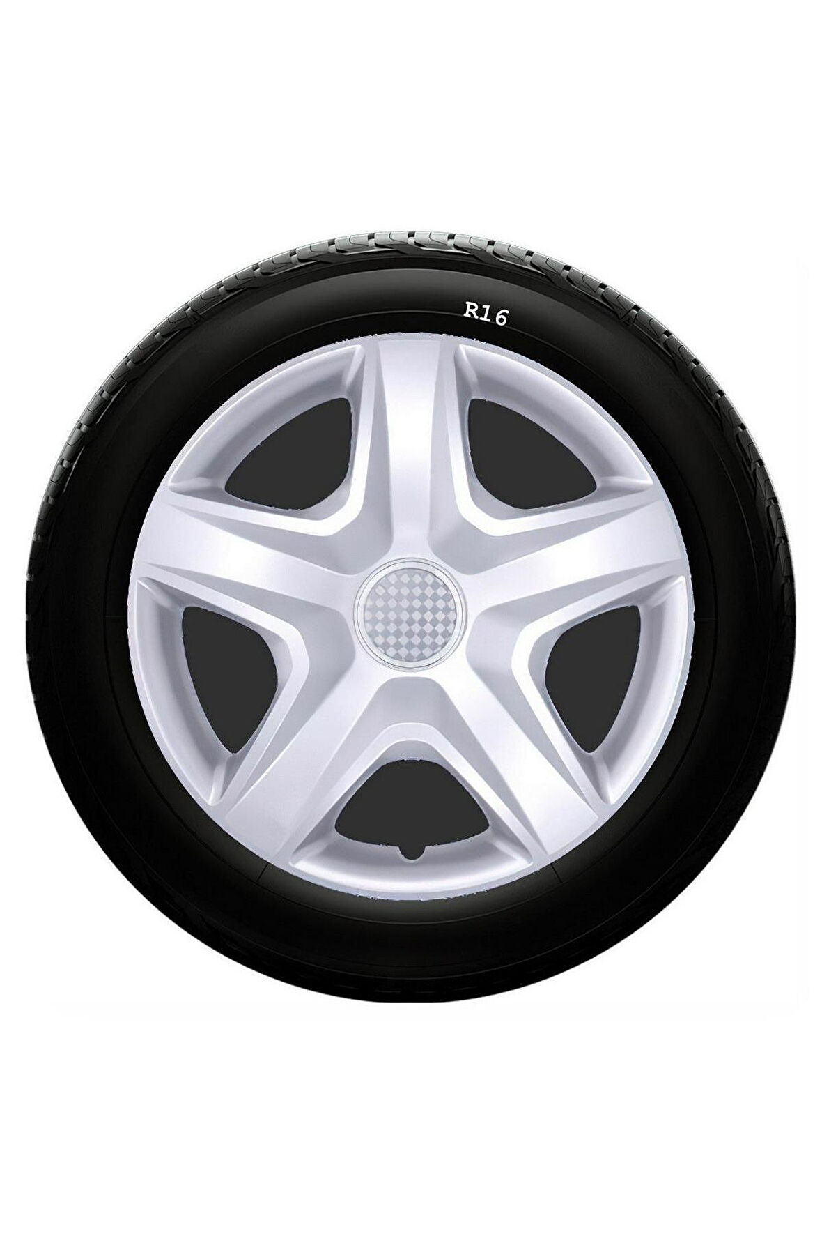 Chevrolet Uyumlu 16 Inc Kırılmaz SKS Jant Kapağı 1 Takım 4 Adet No:418