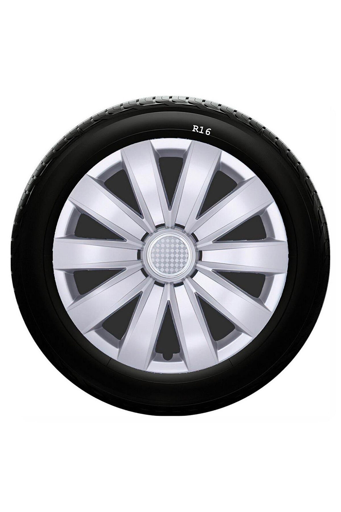 Tata Uyumlu 16 Inç Kırılmaz SKS Jant Kapağı 1 Takım 4 Adet No:421