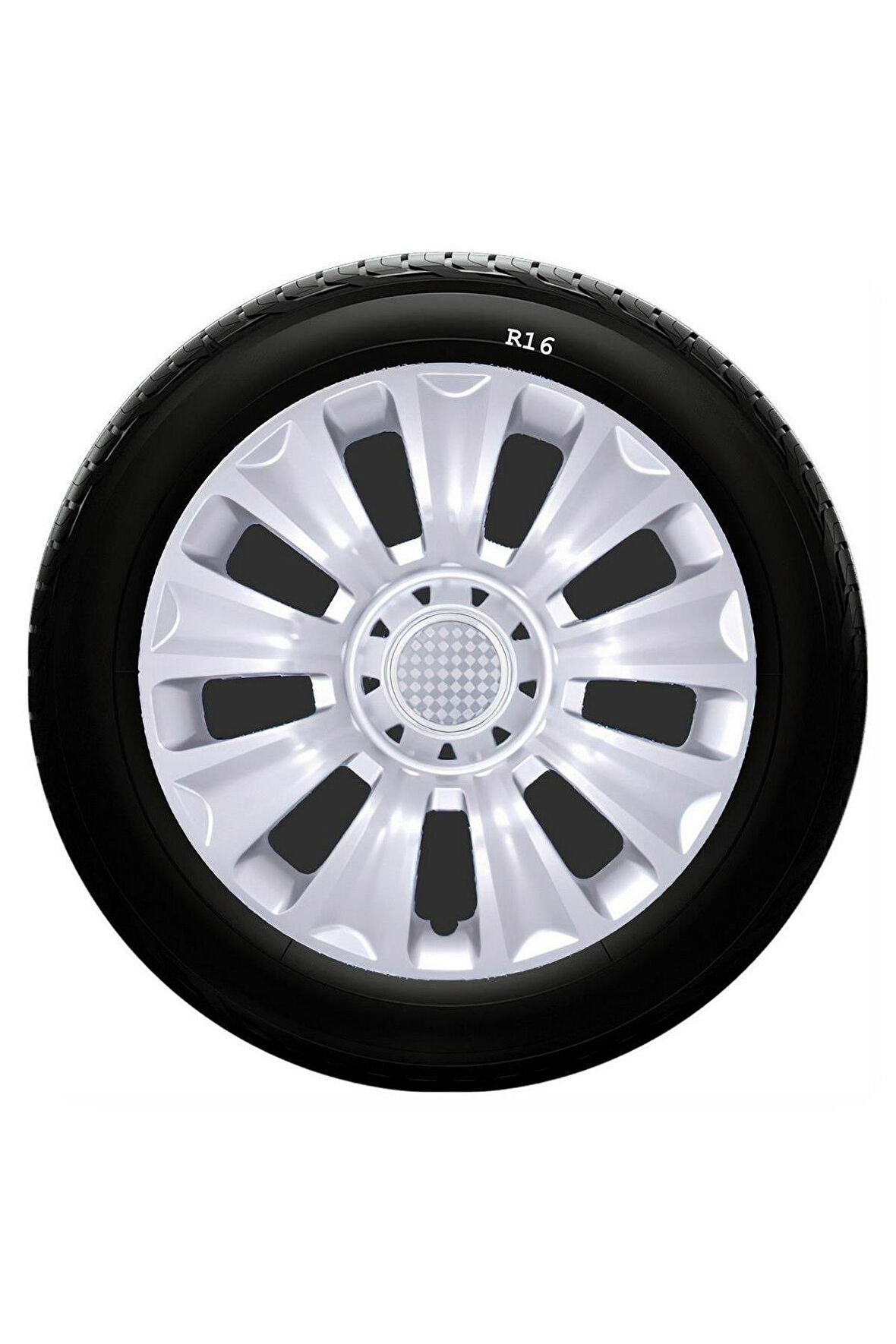 Volkswagen Uyumlu 16 Inc Kırılmaz SKS Jant Kapağı 1 Takım 4 Adet No:424