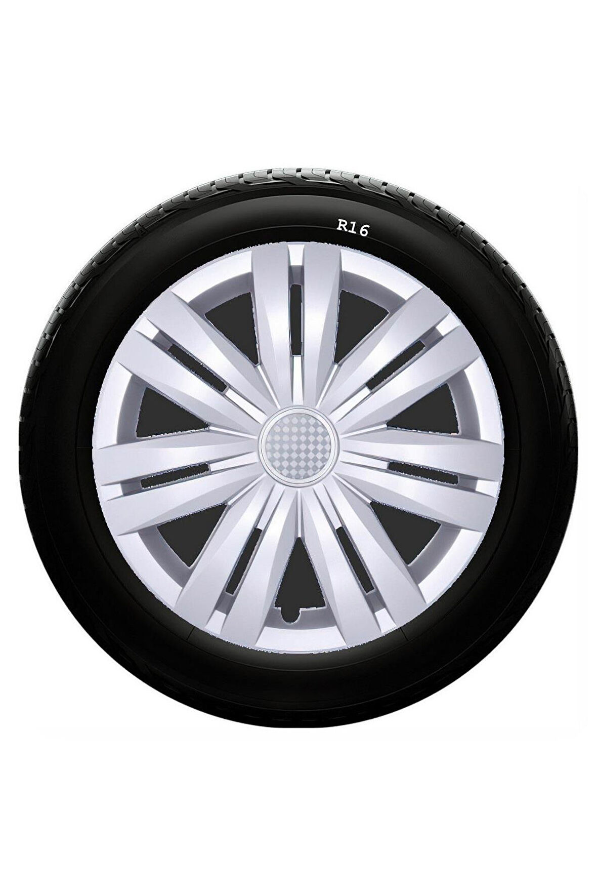 Chery Uyumlu 16 Inç Kırılmaz SKS Jant Kapağı 1 Takım 4 Adet No:427