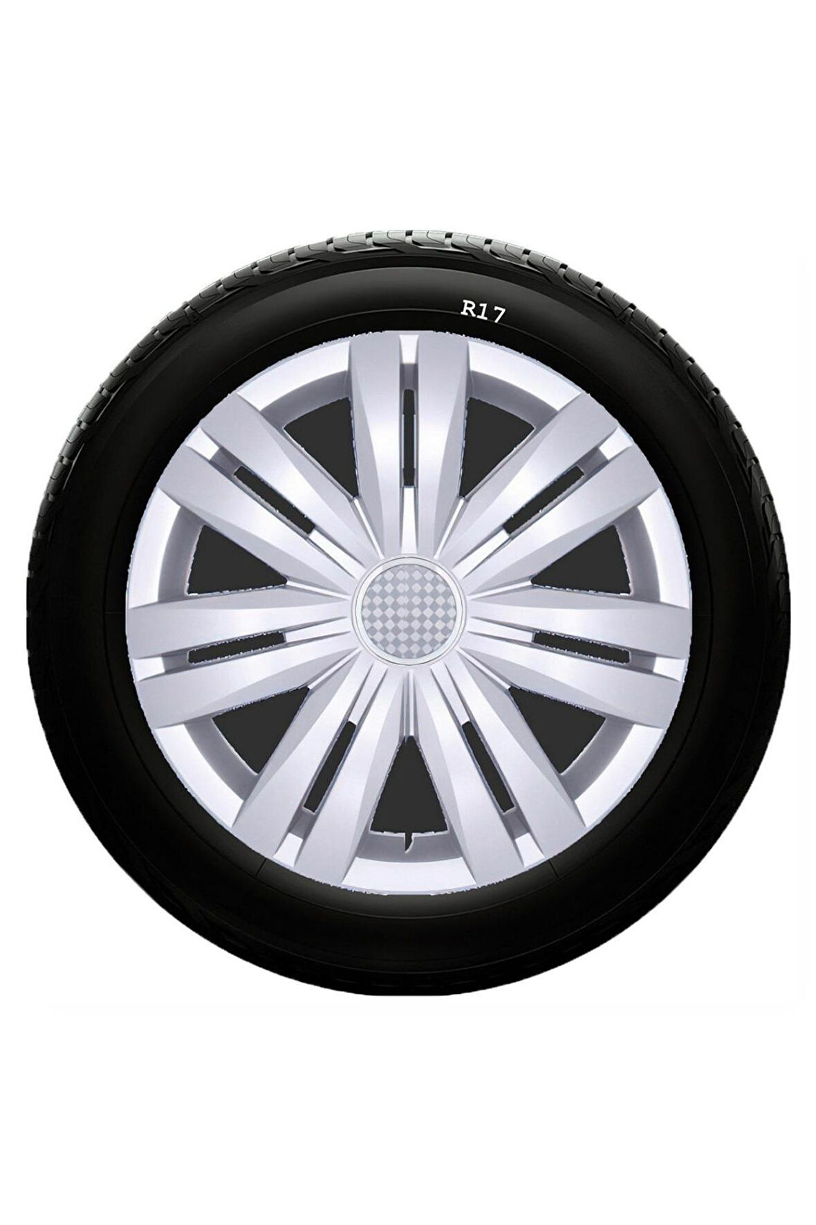 Chevrolet Uyumlu 17 Inc Kırılmaz SKS Jant Kapağı 1 Takım 4 Adet No:501