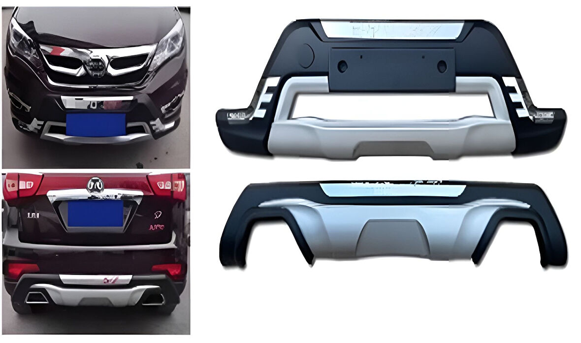 BYD S7 ile Uyumlu Ön Arka Koruma Difüzör (İthal)