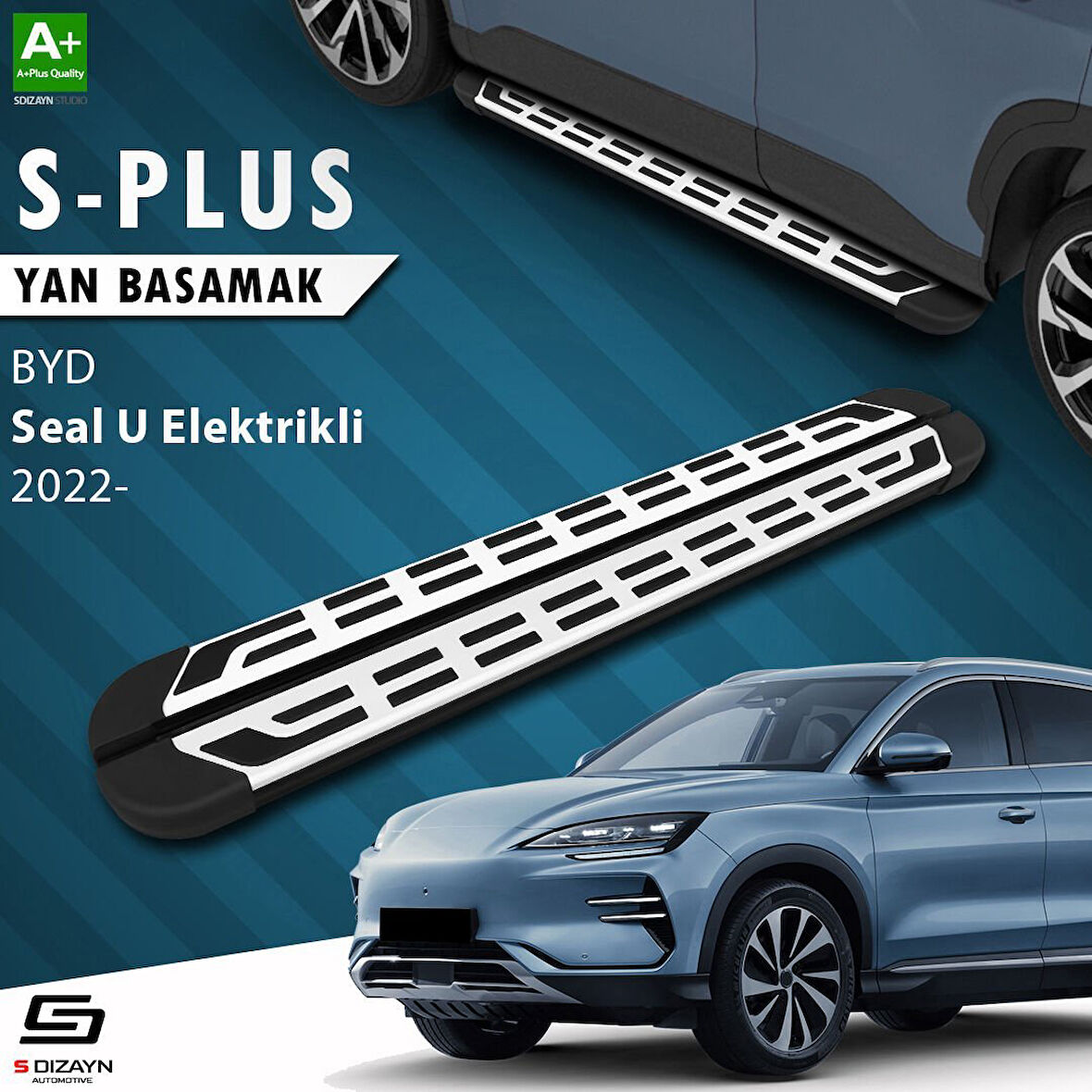 S-Dizayn BYD Seal U Elektrikli S-Plus Gri Yan Basamak 193 Cm 2022 Üzeri A+ Kalite