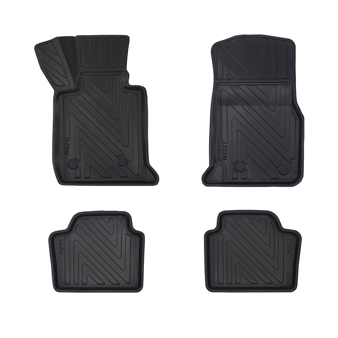 Bmw 3 Serisi E46 1997-2006 Premium Seri Araca Özel 3D Havuzlu Oto Paspas