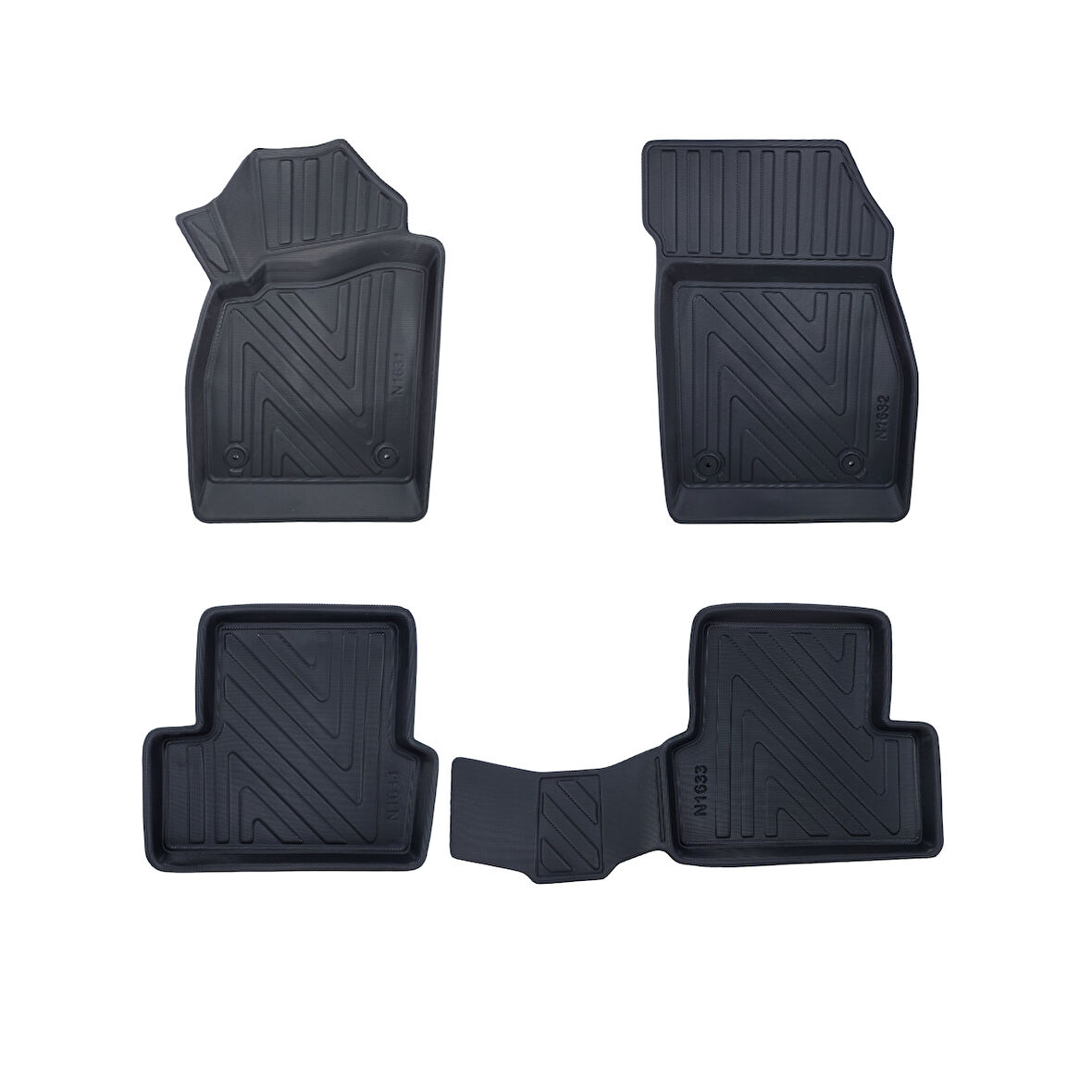 Chevrolet Lacetti 2009 ve Sonrası Premium Seri Araca Özel 3D Havuzlu Oto Paspas