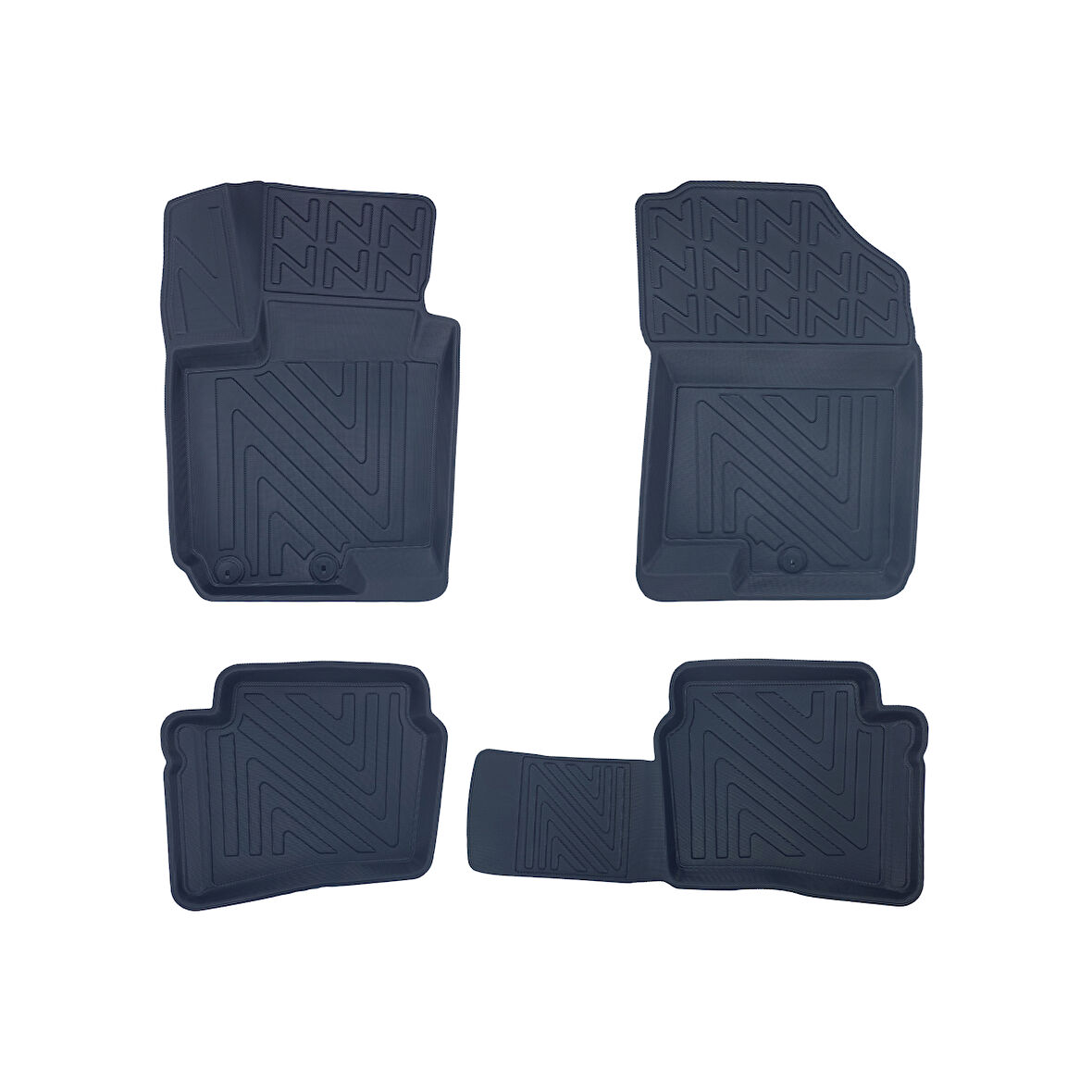 Hyundai i20 2014-2020 Premium Seri Araca Özel 3D Havuzlu Oto Paspas