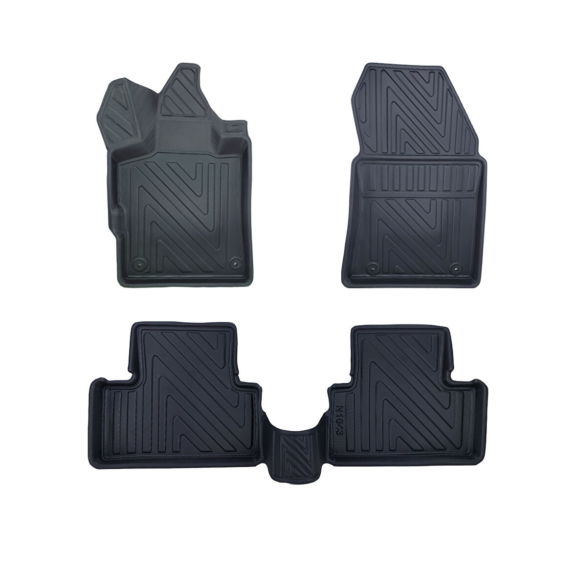 Peugeot 308 2022 ve Sonrası Premium Seri Araca Özel 3D Havuzlu Oto Paspas