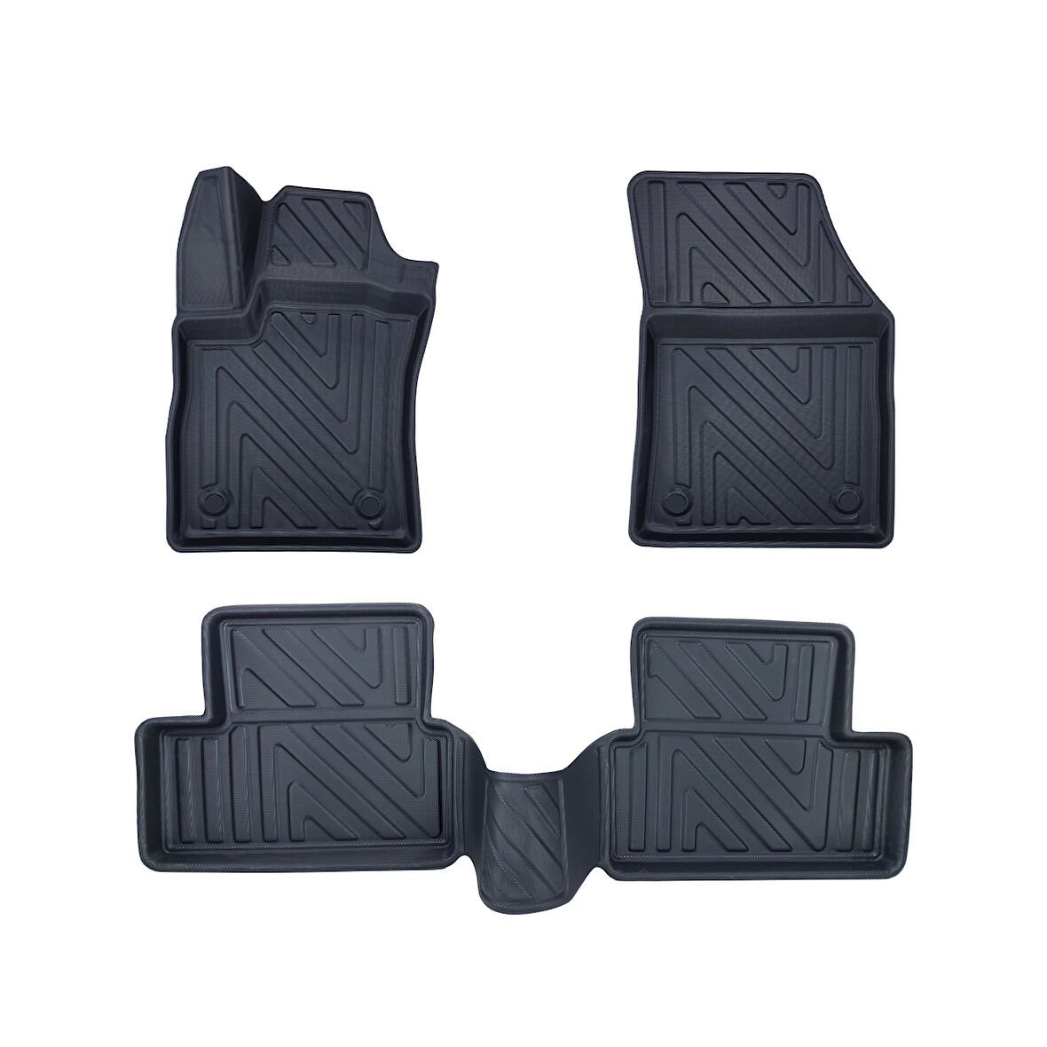 Renault Megane 4 2016 ve Sonrası Premium Seri Araca Özel 3D Havuzlu Oto Paspas