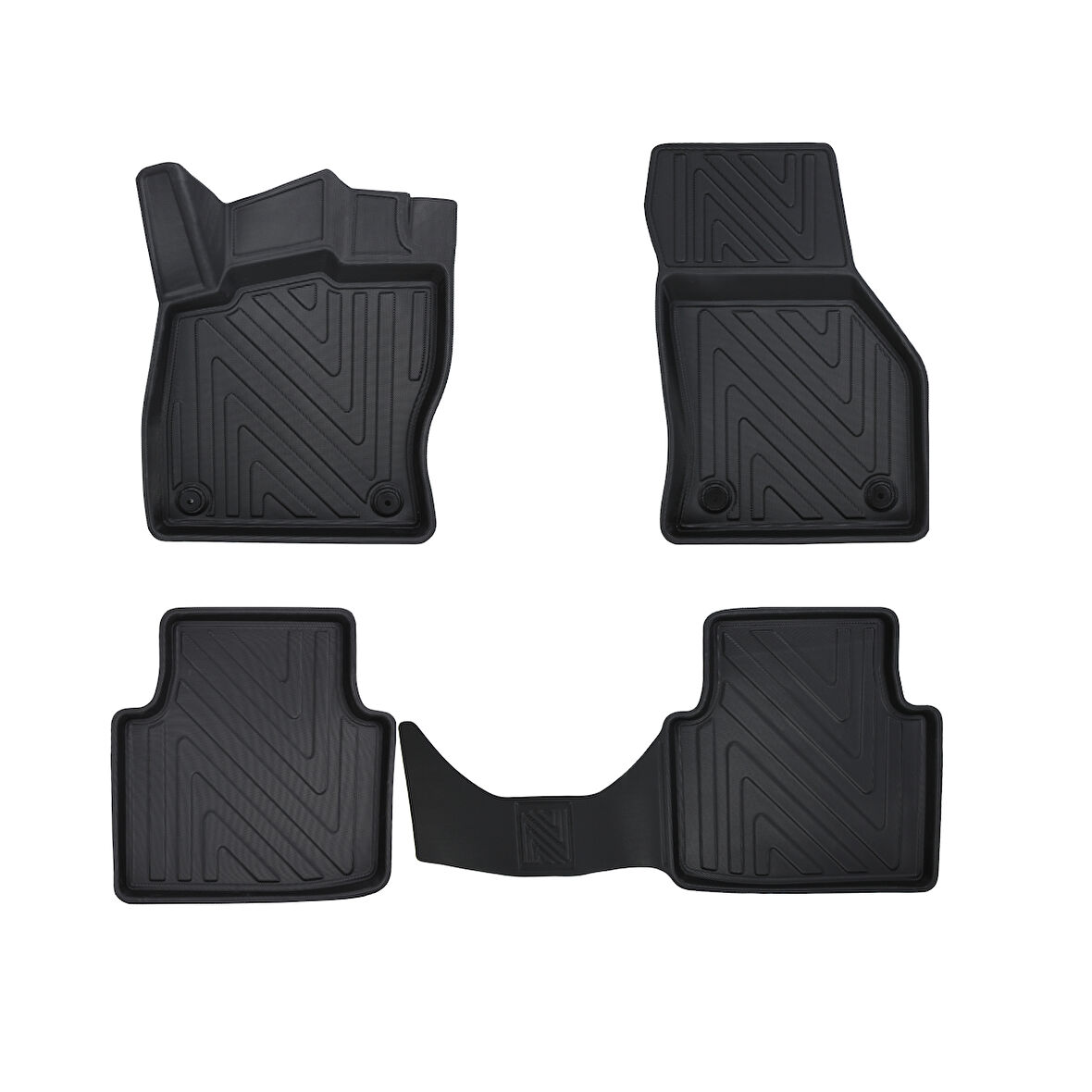 Skoda Superb 2015-2020 Premium Seri Araca Özel 3D Havuzlu Oto Paspas