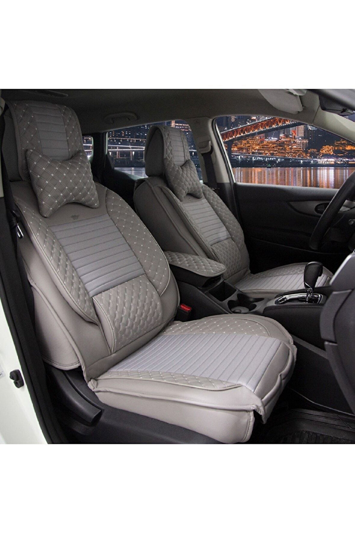 Fiat Egea Sedan Lüks Deri Oto Koltuk Kılıfı Ön/arka Set