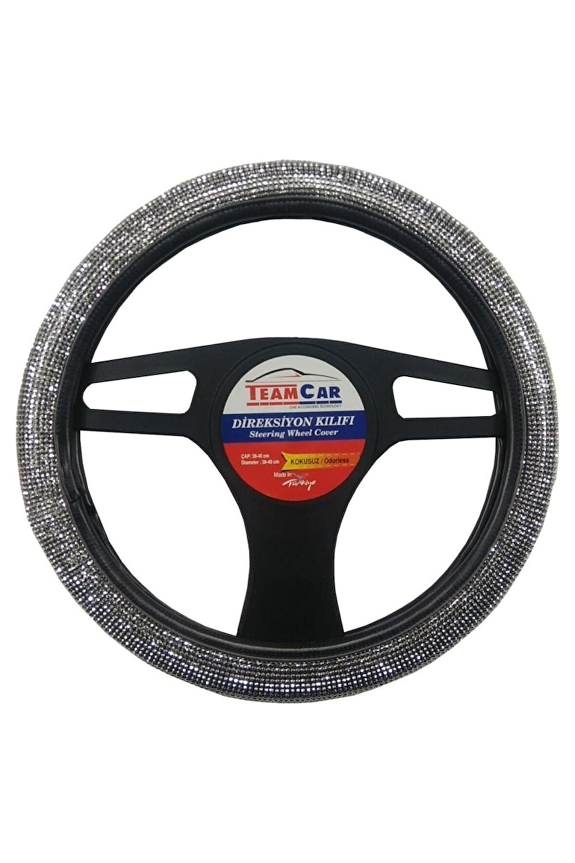 Oto Direksiyon Uyumlu Kılıfı Geçmeli Pırlanta Kaplamalı Komple Taşlı