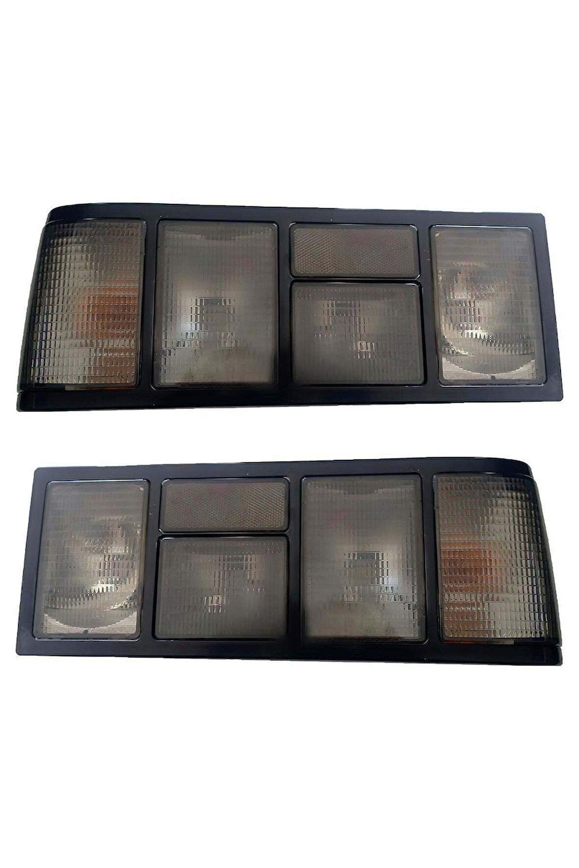 Farsan Stop Lambası Tofaş Doğan Şahin Slx 95 Uyumlu Komple Füme Sağ-sol Takım -Duysuz (içten Vidalı)