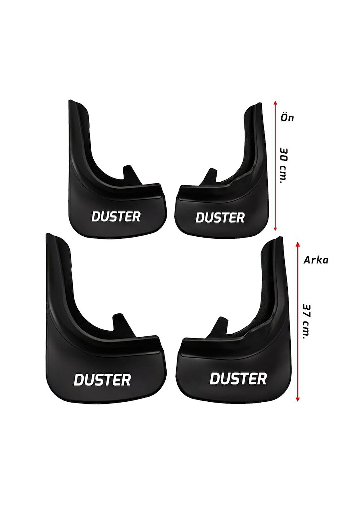Dacia Duster Paçalık Tozluk Çamurluk Ön Arka 4 Lü Set