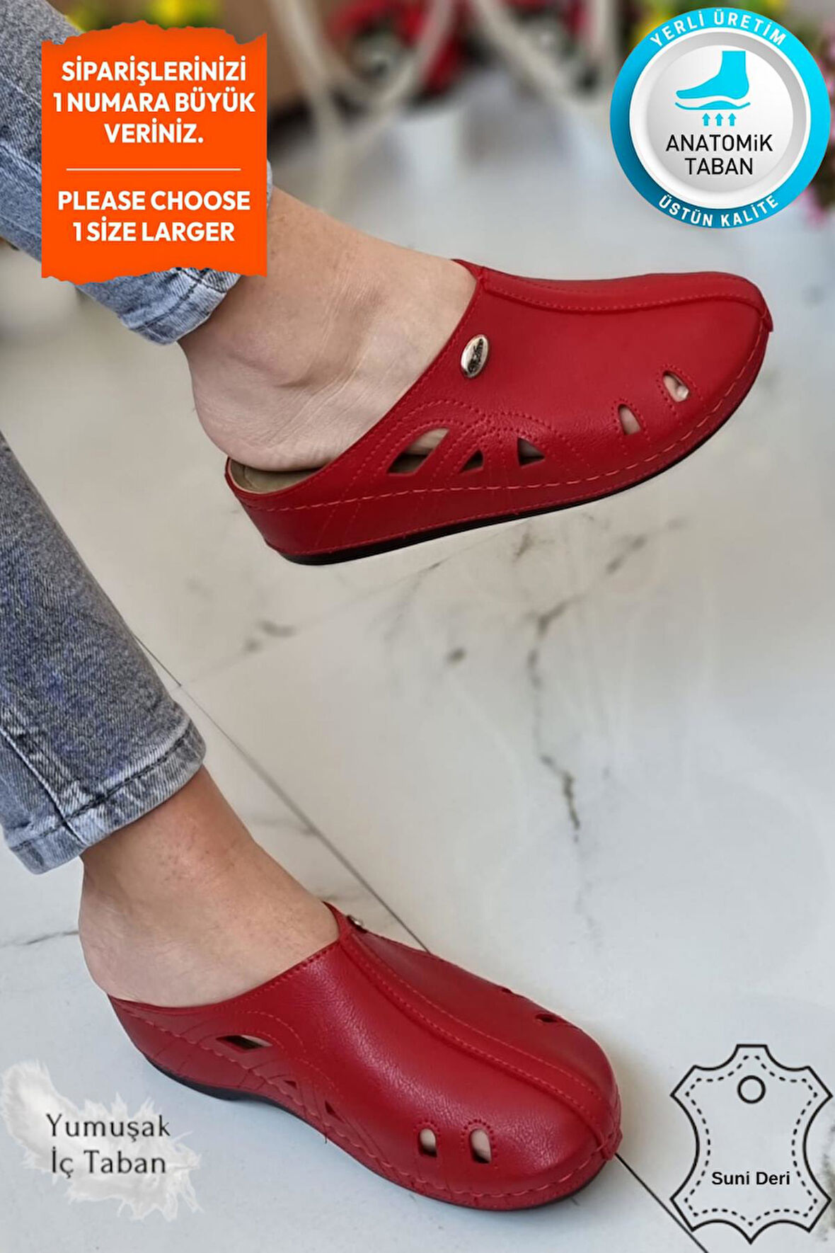 Lisa Kadın Sabo Medikal Doktor Hemşire Hastane Tam Ortopedik Önü Kapalı Ev Dışarı Terlik