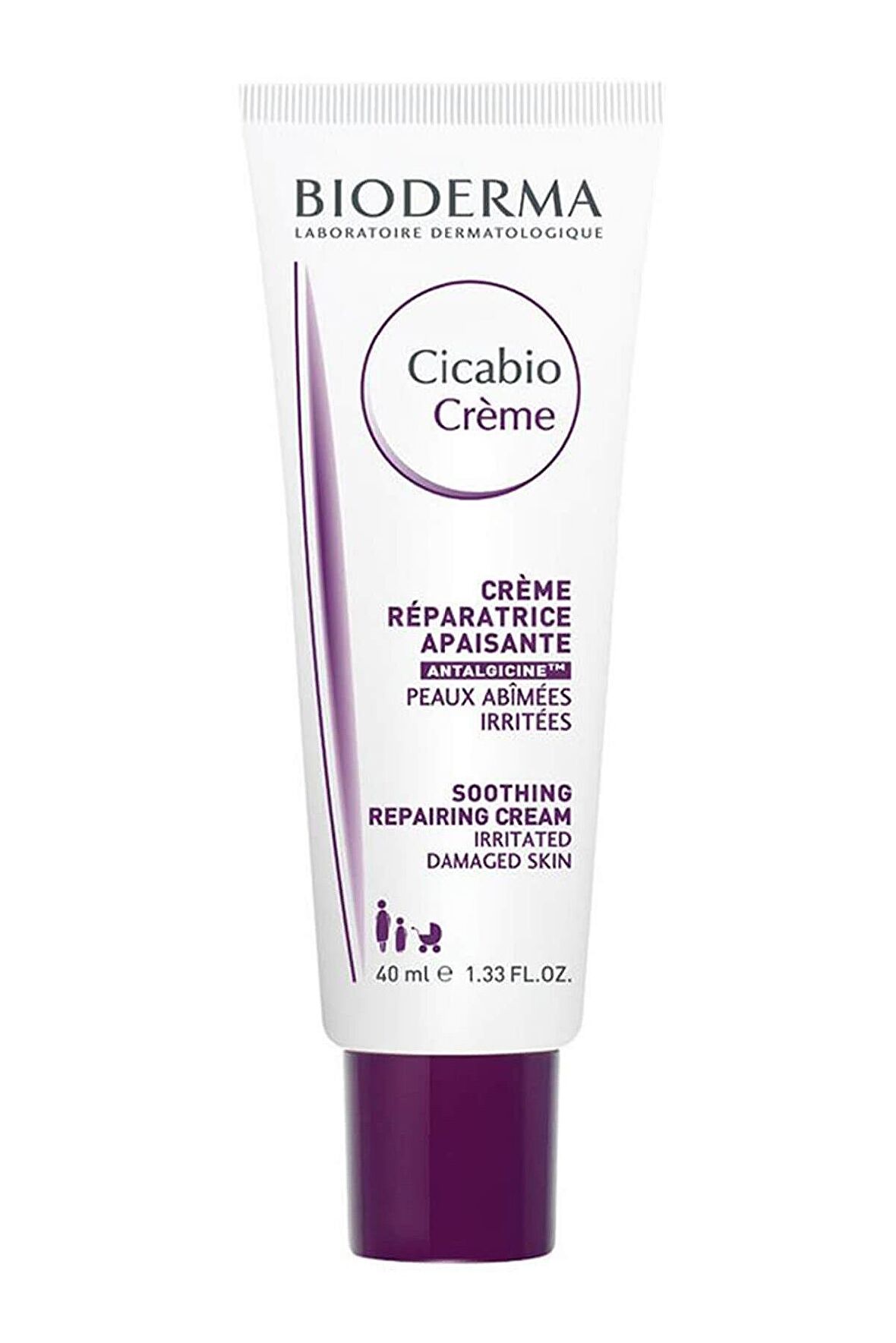 Bioderma Cicabio Creme Hassas Ciltler İçin Su Bazlı Yağsız Nemlendirici Yüz Bakım Kremi 40 ml