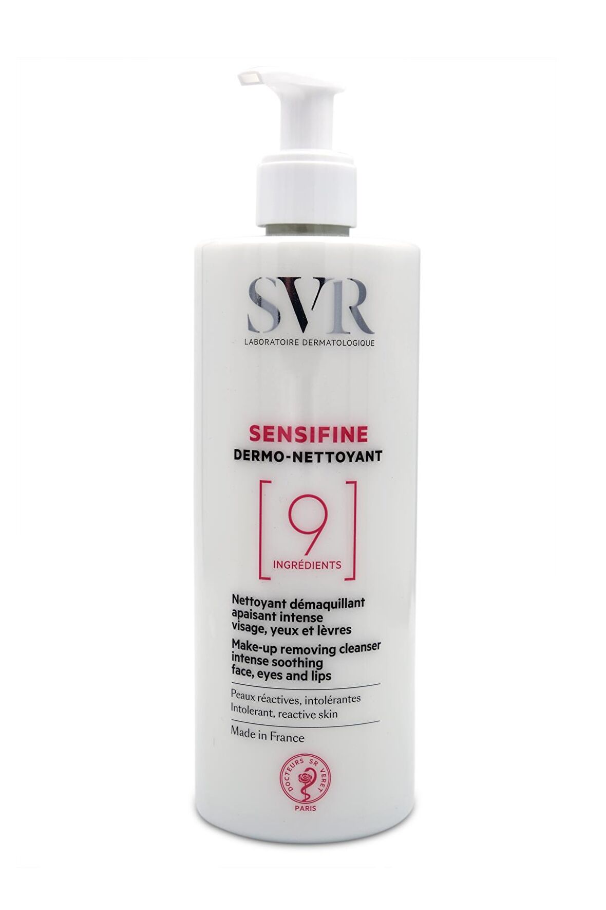 SVR Sensifine Dermo Nettoyant Hassas Cilt için Temizleyici Parabensiz Yüz Temizleme Jeli 400 ml 