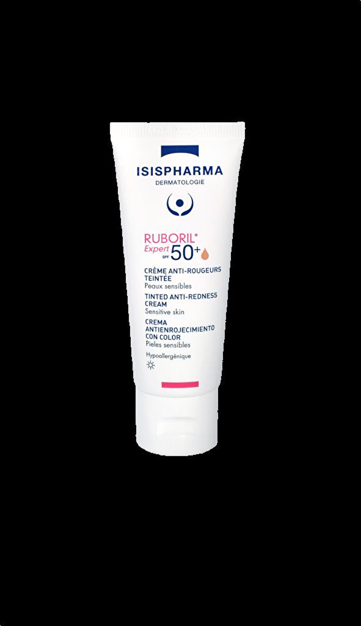 Isis Pharma Ruborıl Expert 50+ Faktör Pürüzsüzleştirici Hassas Ciltler İçin Renkli Güneş Koruyucu Krem 40 ml