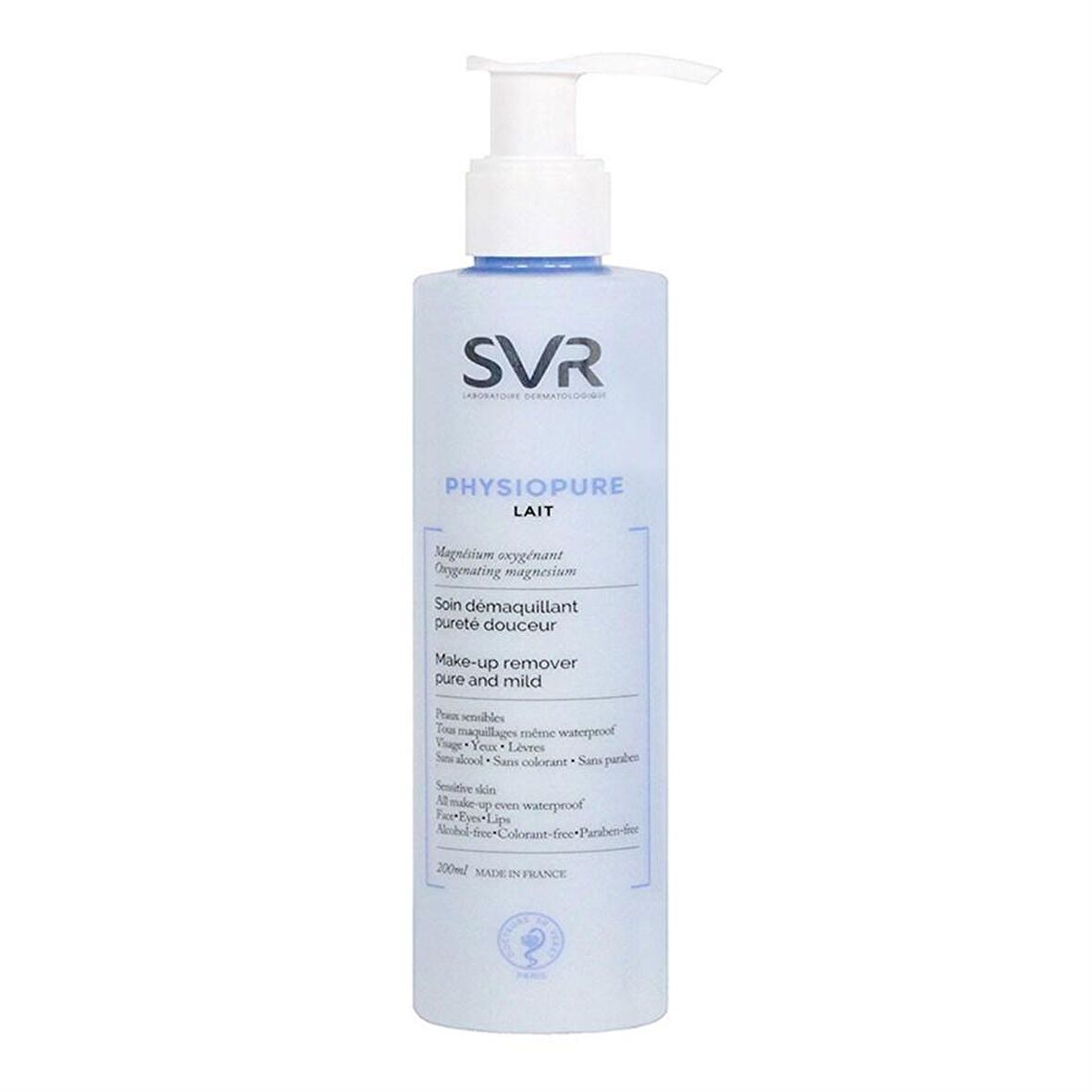 SVR Physiopure Kuru ve Normal Cilt için Temizleyici Alkolsüz Yüz Temizleme Jeli 200 ml 