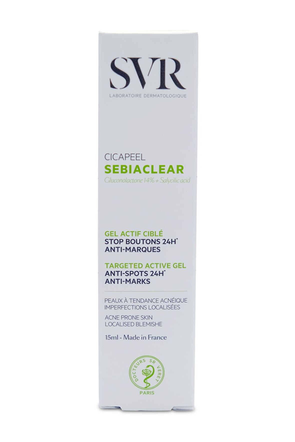 SVR Sebiaclear Hassas Ve Yağlı Ciltler İçin Leke Karşıtı Jel  15 ml 