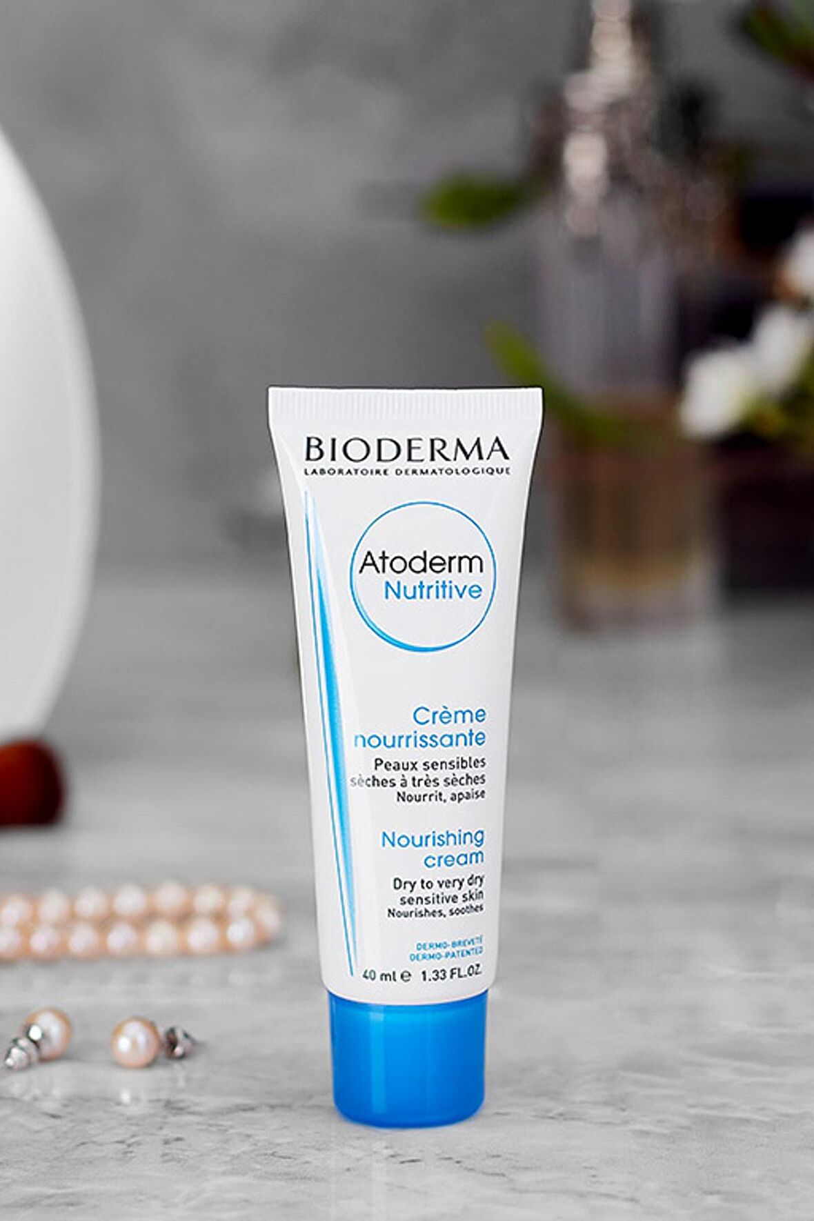 Bioderma Atoderm Nutritive Kuru Ciltler İçin Su Bazlı Yağsız Nemlendirici Yüz Bakım Kremi 40 ml