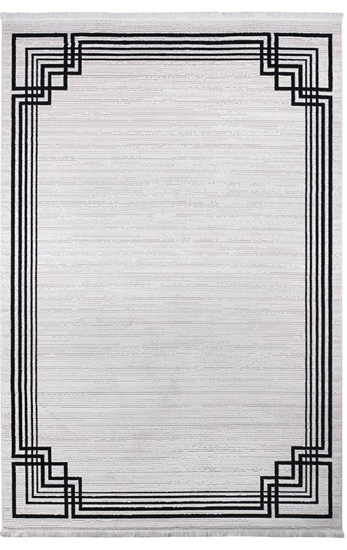 Vivaldi Art Deco 1011 Siyah Serisi Akrilik Salon Oturma Yatak Odası Halısı