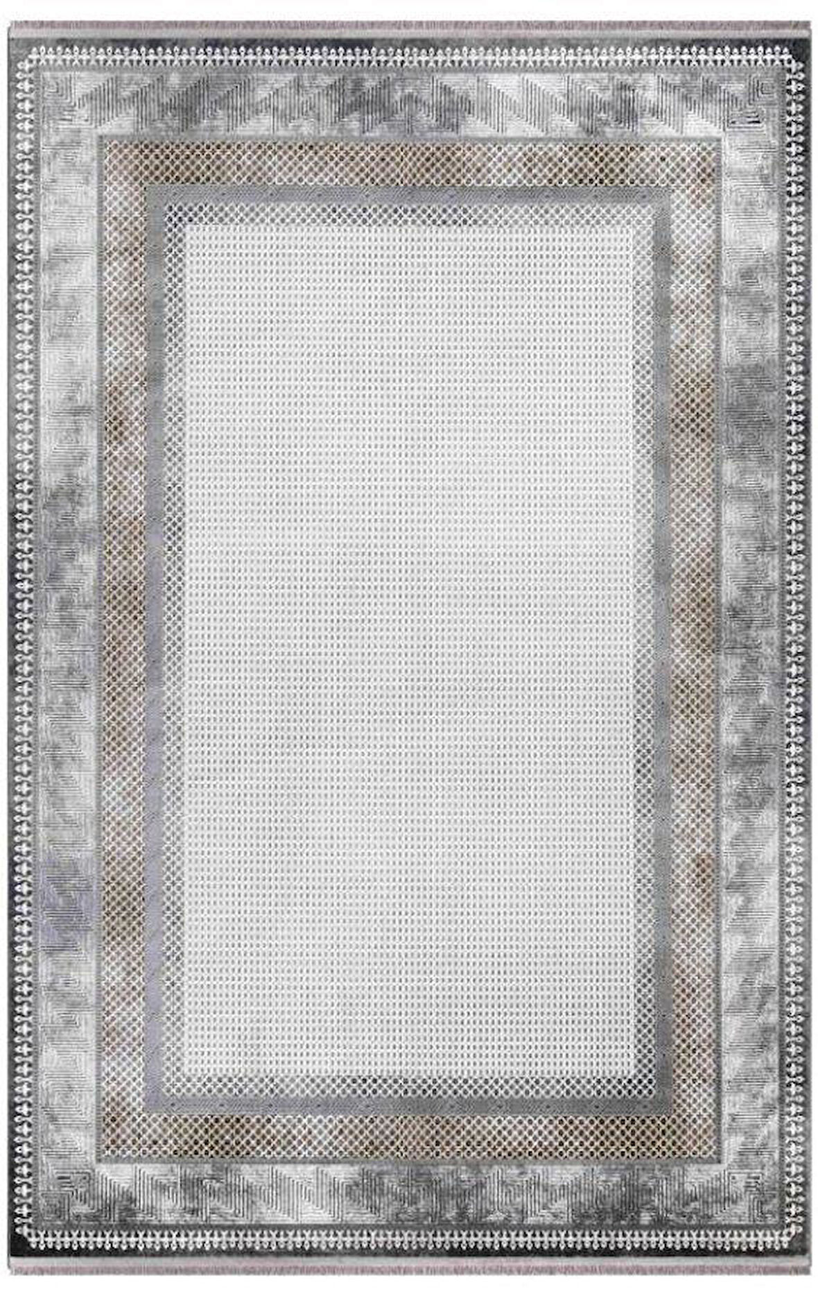 Vivaldi Elegance 1063 Gri Serisi Akrilik Salon Oturma Yatak Odası Halısı