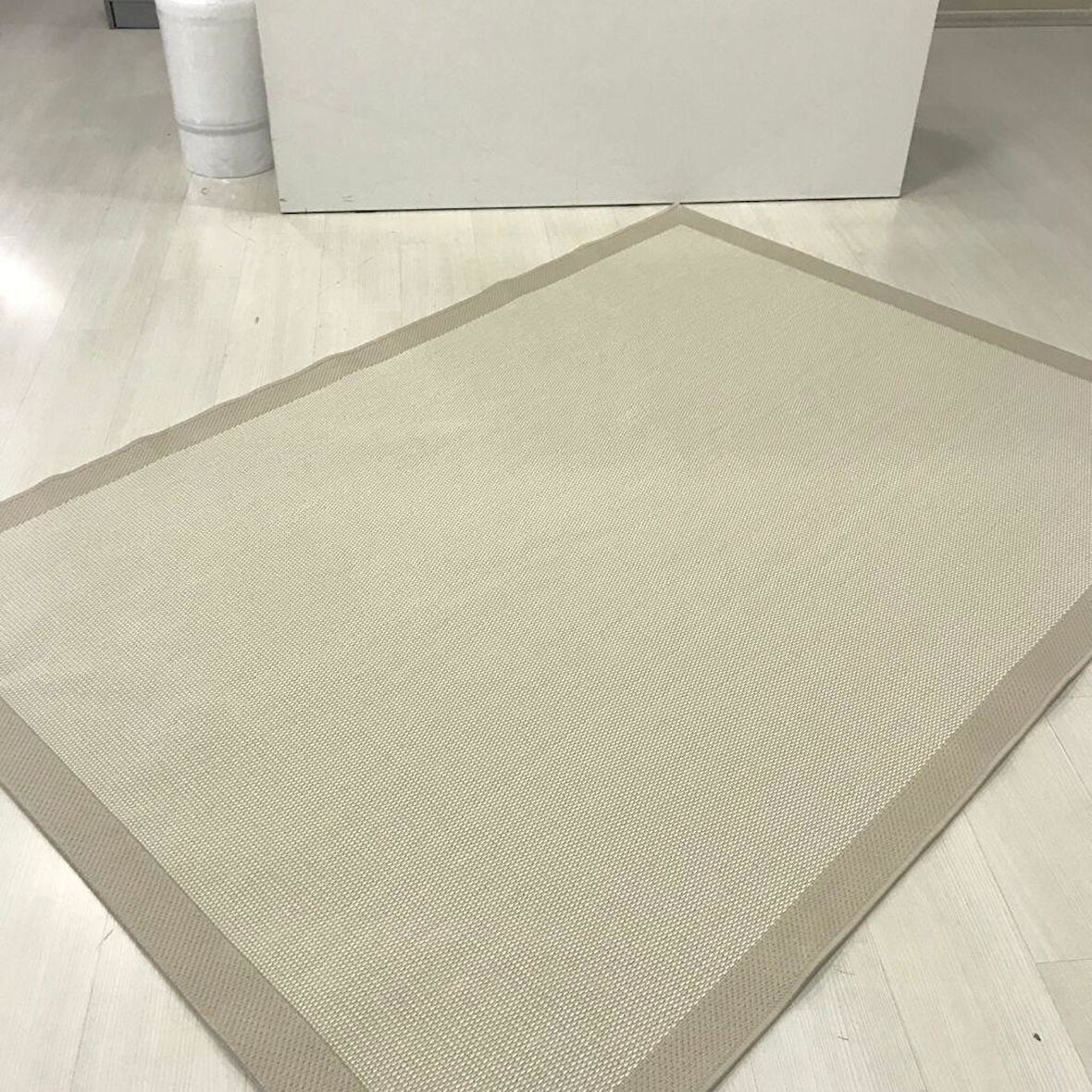 Halıcı Mustafa Jüt Sisal Halı 9327 Bej Serisi Salon Oturma Yatak Odası Halısı