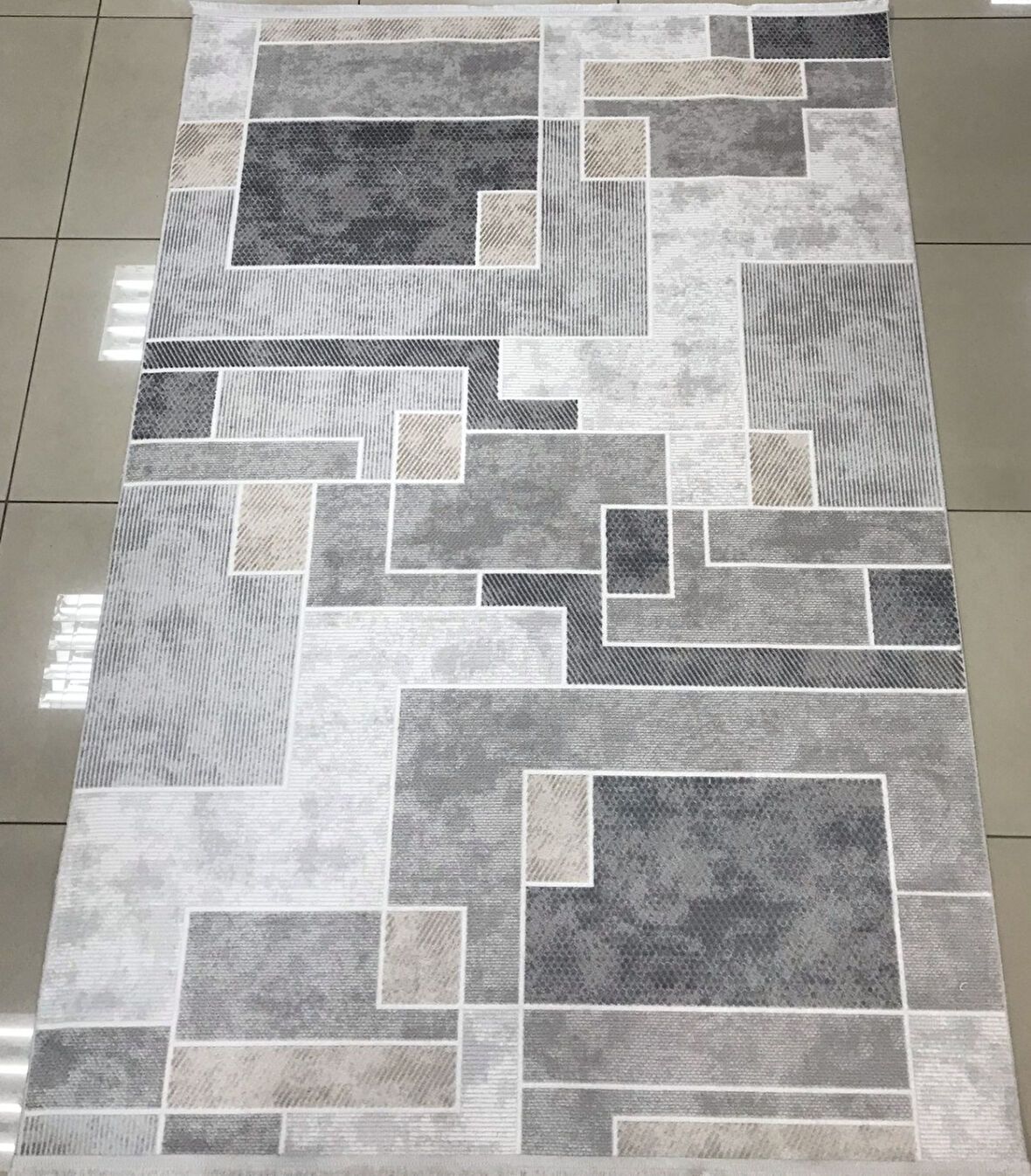 Merinos Halı Vega 73928 957 Serisi Akrilik Salon Oturma Yatak Odası Halısı