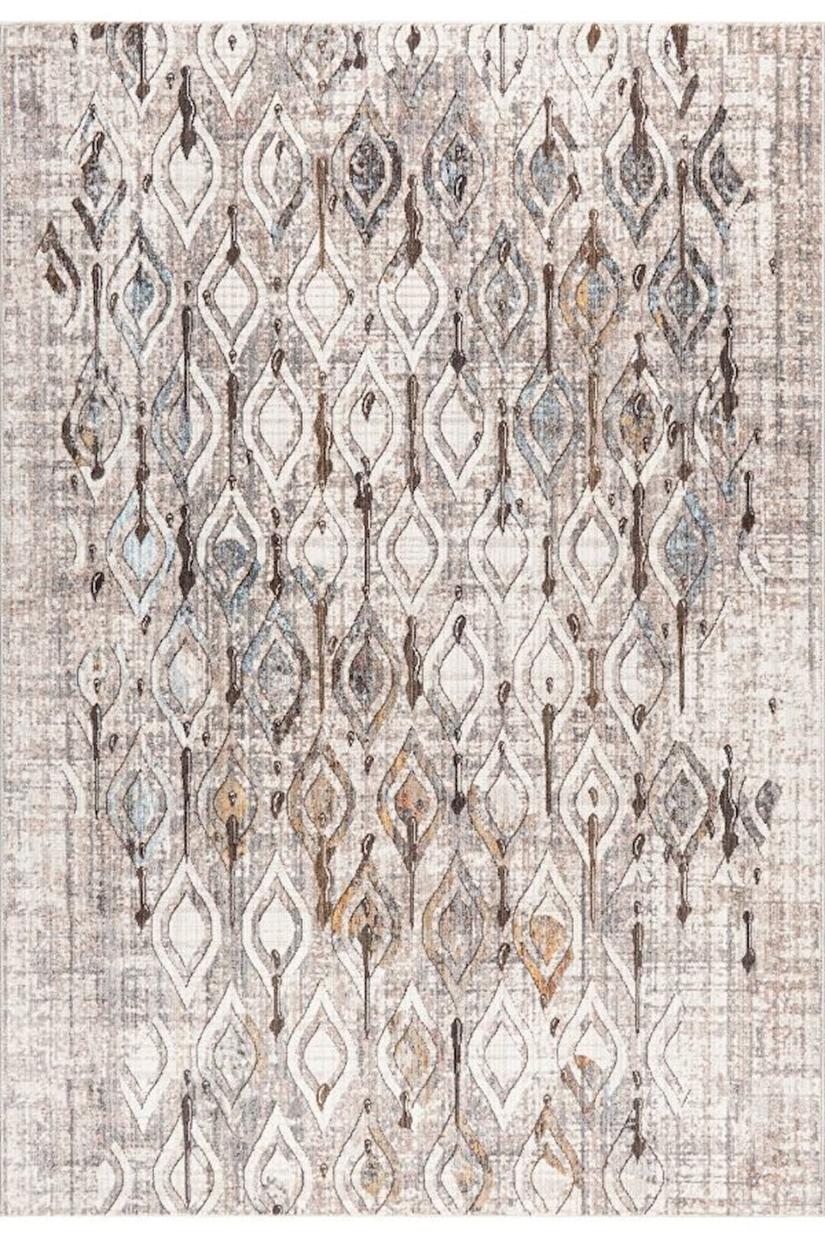 Pastel Halı Discovery 1496A Kemik Bej Salon Oturma Yatak Odası Halısı