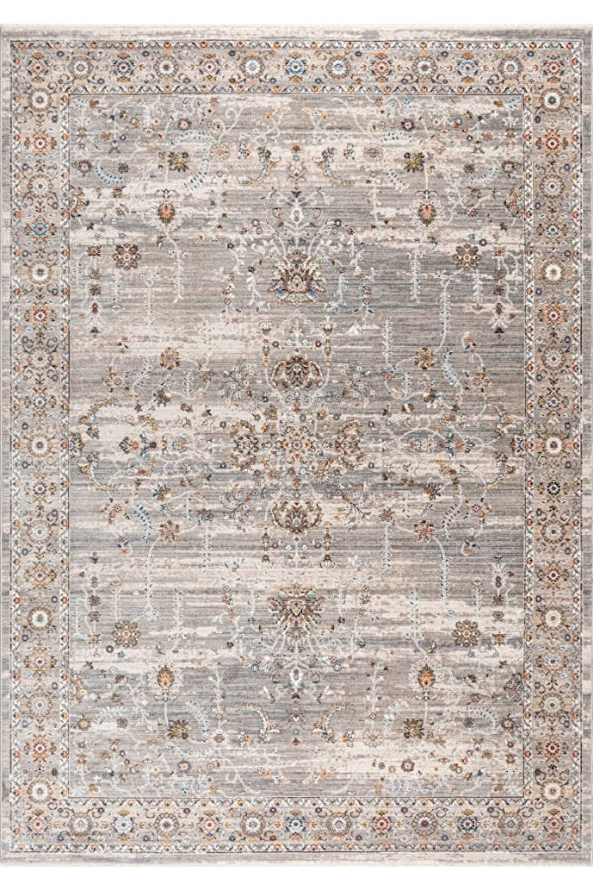 Pastel Halı Discovery 1426A Gri Salon Oturma Yatak Odası Halısı