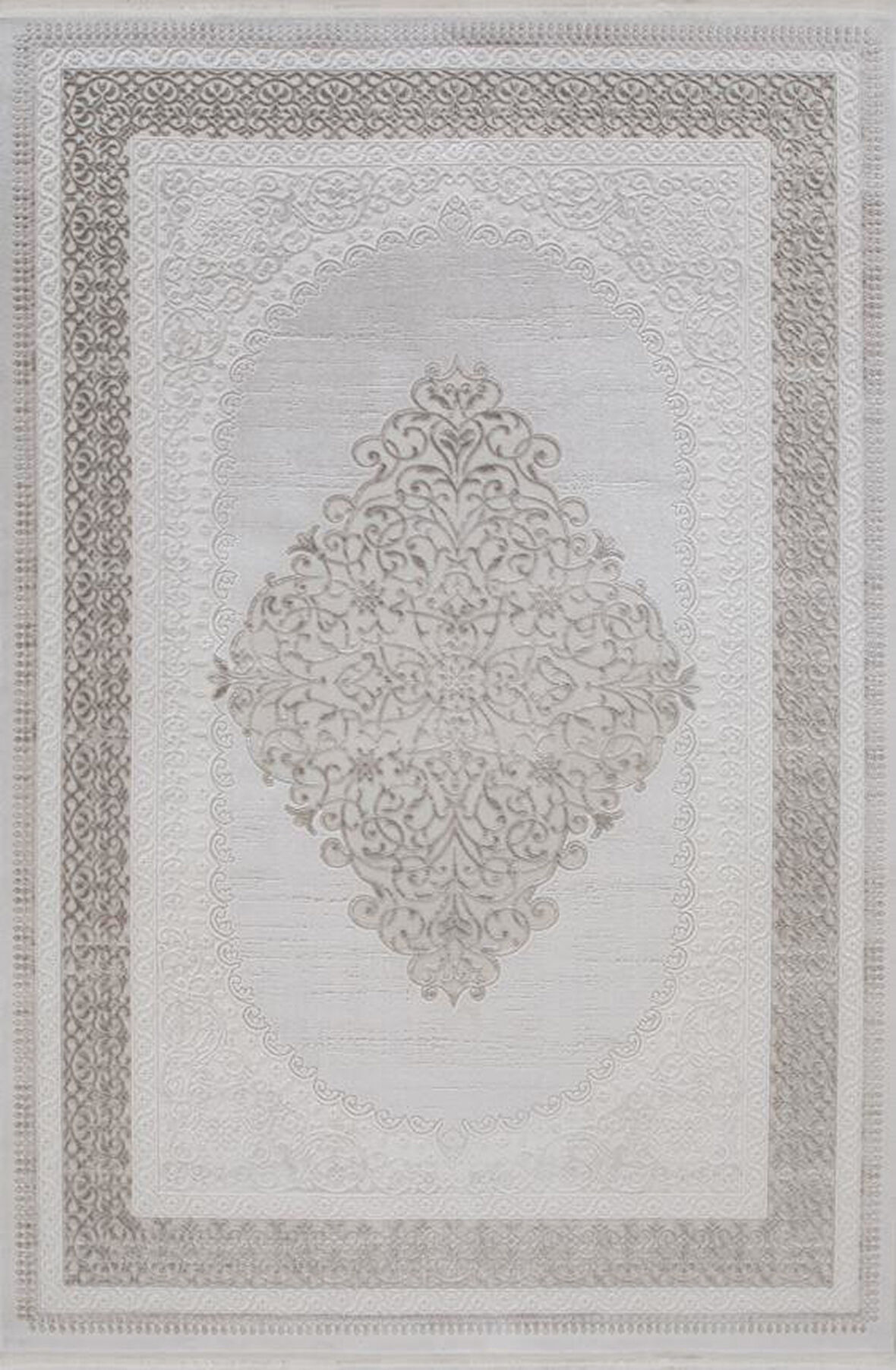 Gabardin Halı Jade 7021 Vizon Serisi Triko Akrilik Salon Oturma Yatak Odası Halısı