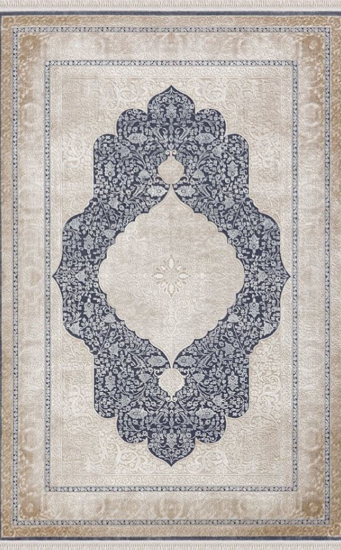 Merinos Halı Rodin 19776 035 Serisi Akrilik Salon Oturma Yatak Odası Halısı