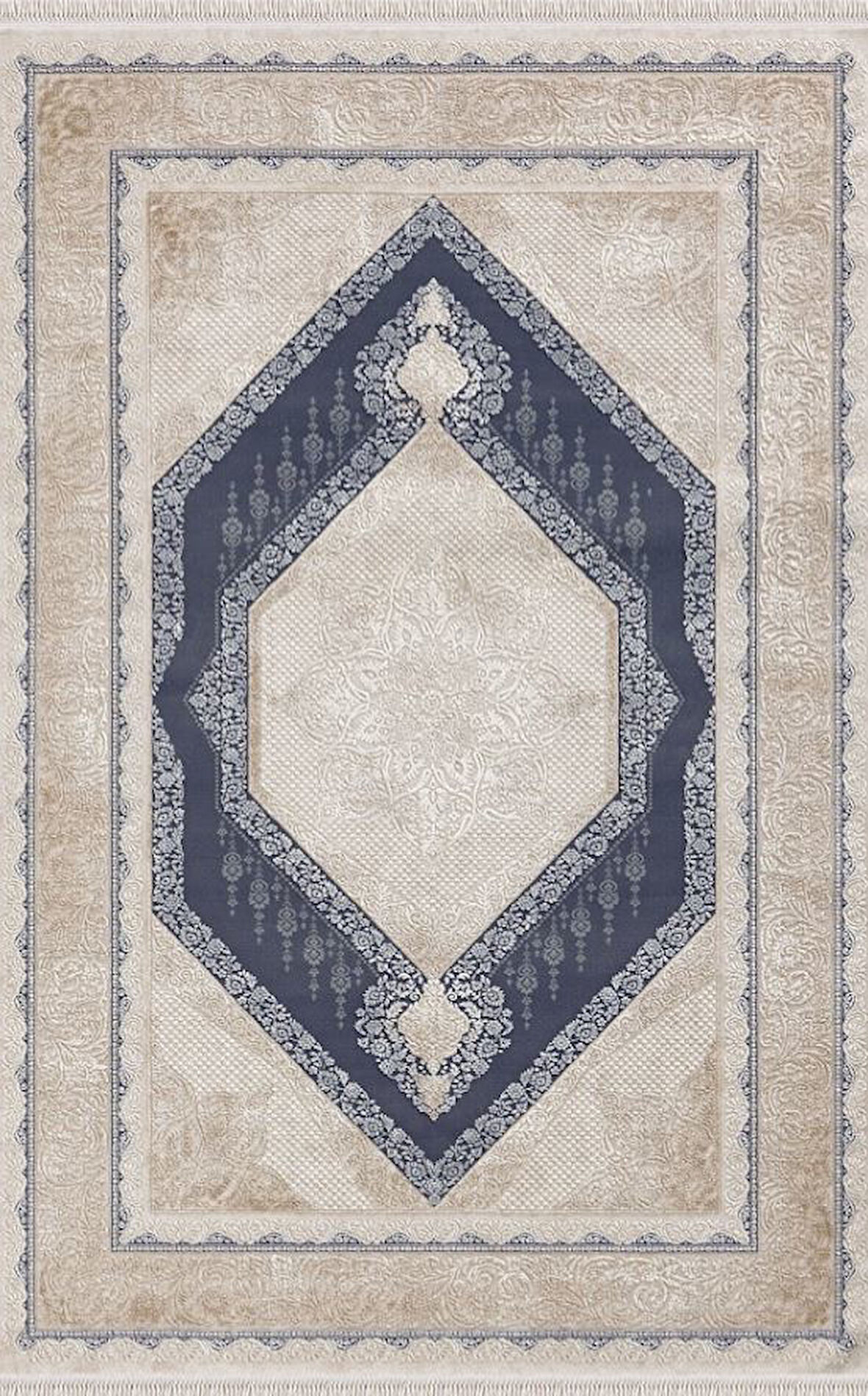 Merinos Halı Rodin 19769 035 Serisi Akrilik Salon Oturma Yatak Odası Halısı