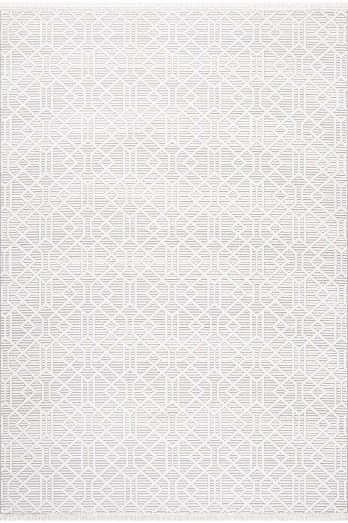 Pastel Halı Zena 416A Krem Gri Serisi Akrilik Salon Oturma Yatak Odası Halısı