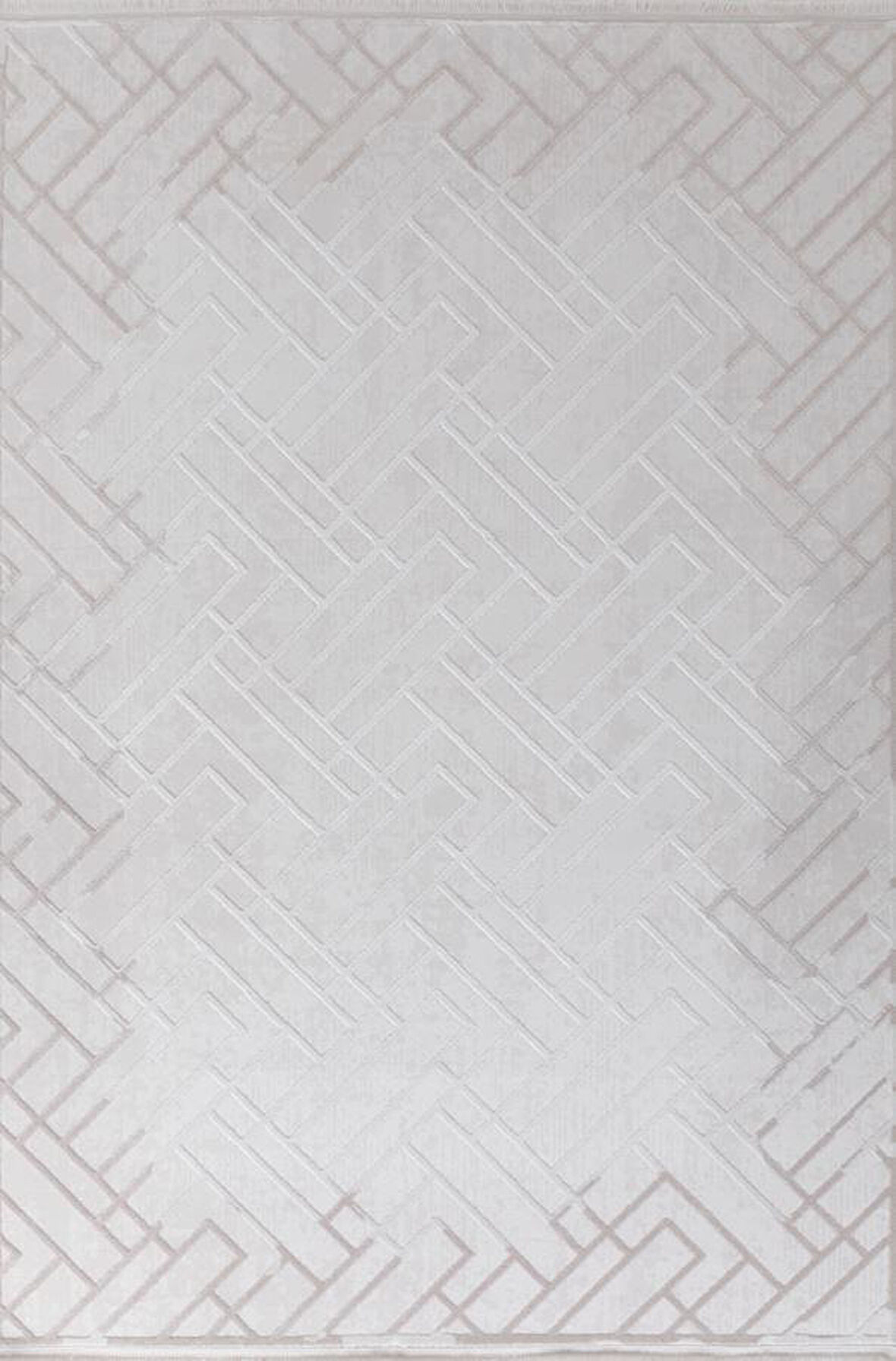 Gabardin Halı Moss 5006 Serisi Bej Kemik Triko Akrilik Salon Oturma Yatak Odası Halısı