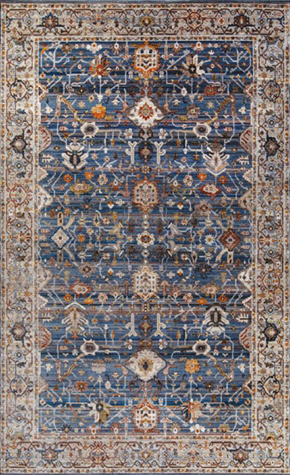 Gabardin Halı 7/24 Serisi 0727 Lacivert Salon Oturma Yatak Odası Halısı