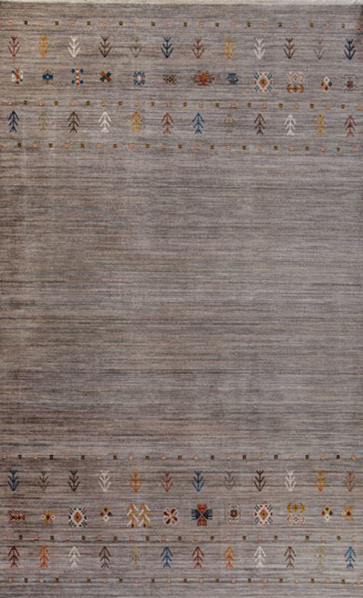 Gabardin Halı 7/24 Serisi 1127 Gri Salon Oturma Yatak Odası Halısı