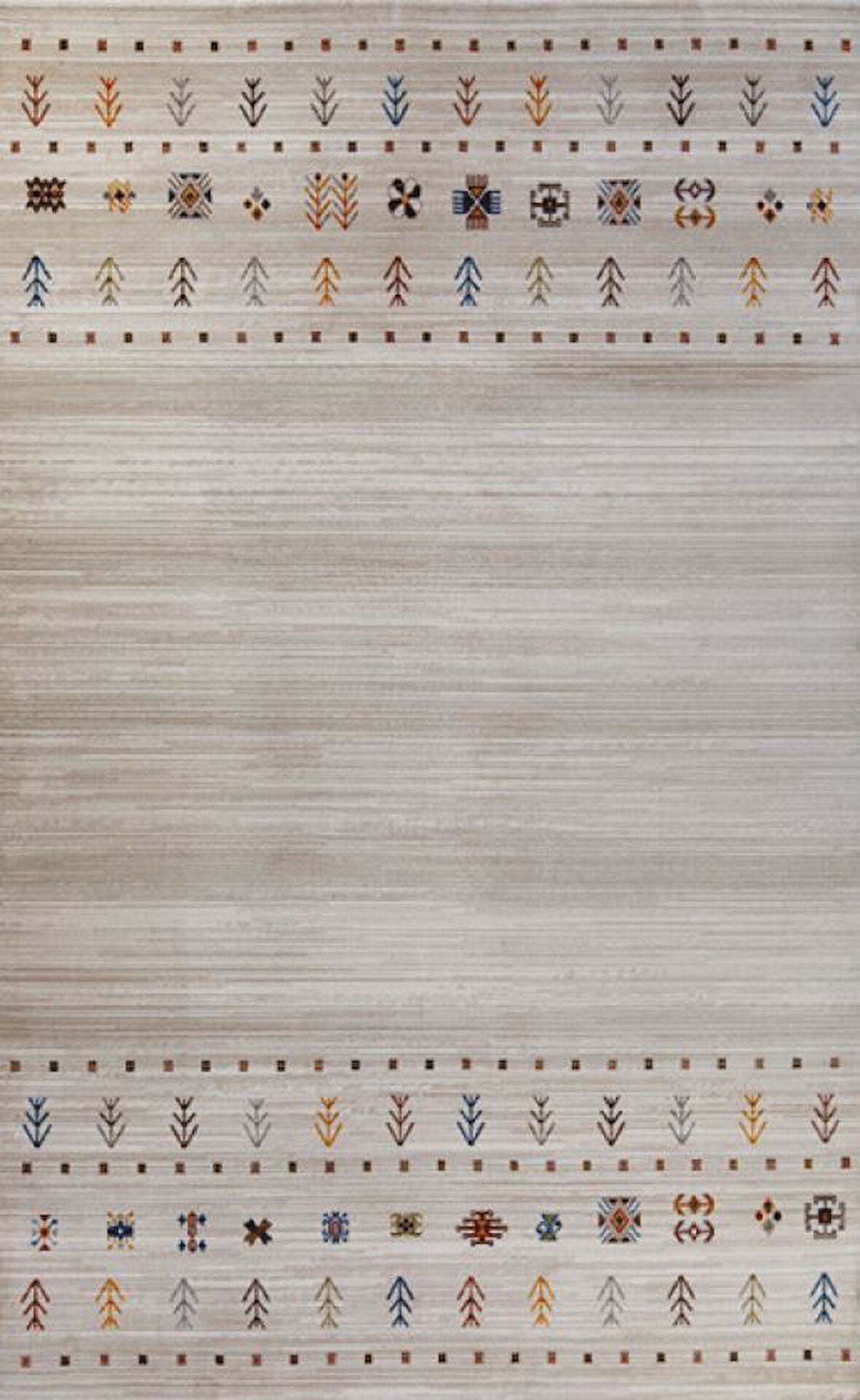 Gabardin Halı 7/24 Serisi 1127 Kemik Salon Oturma Yatak Odası Halısı