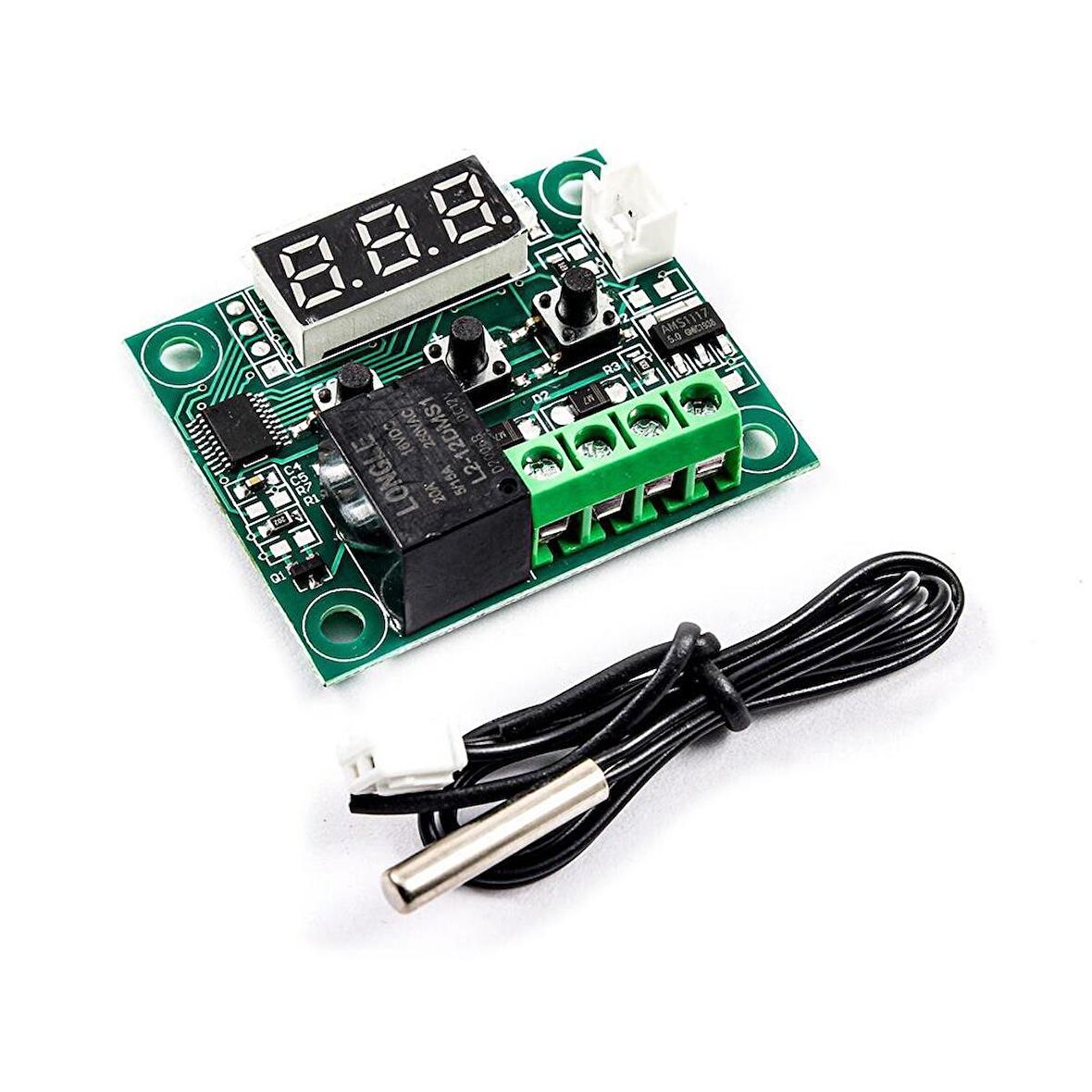 W1209 12V Sıcaklık Kontrollü Dijital Termostat