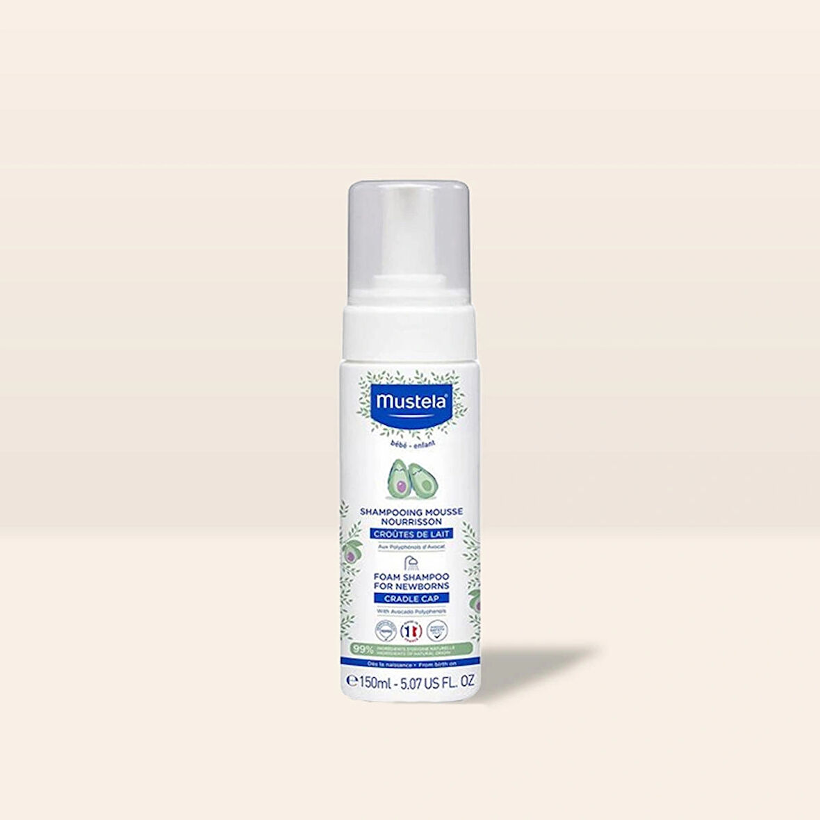Mustela Yenidoğan Konak Önleyici Köpük Şampuan 150 ml 