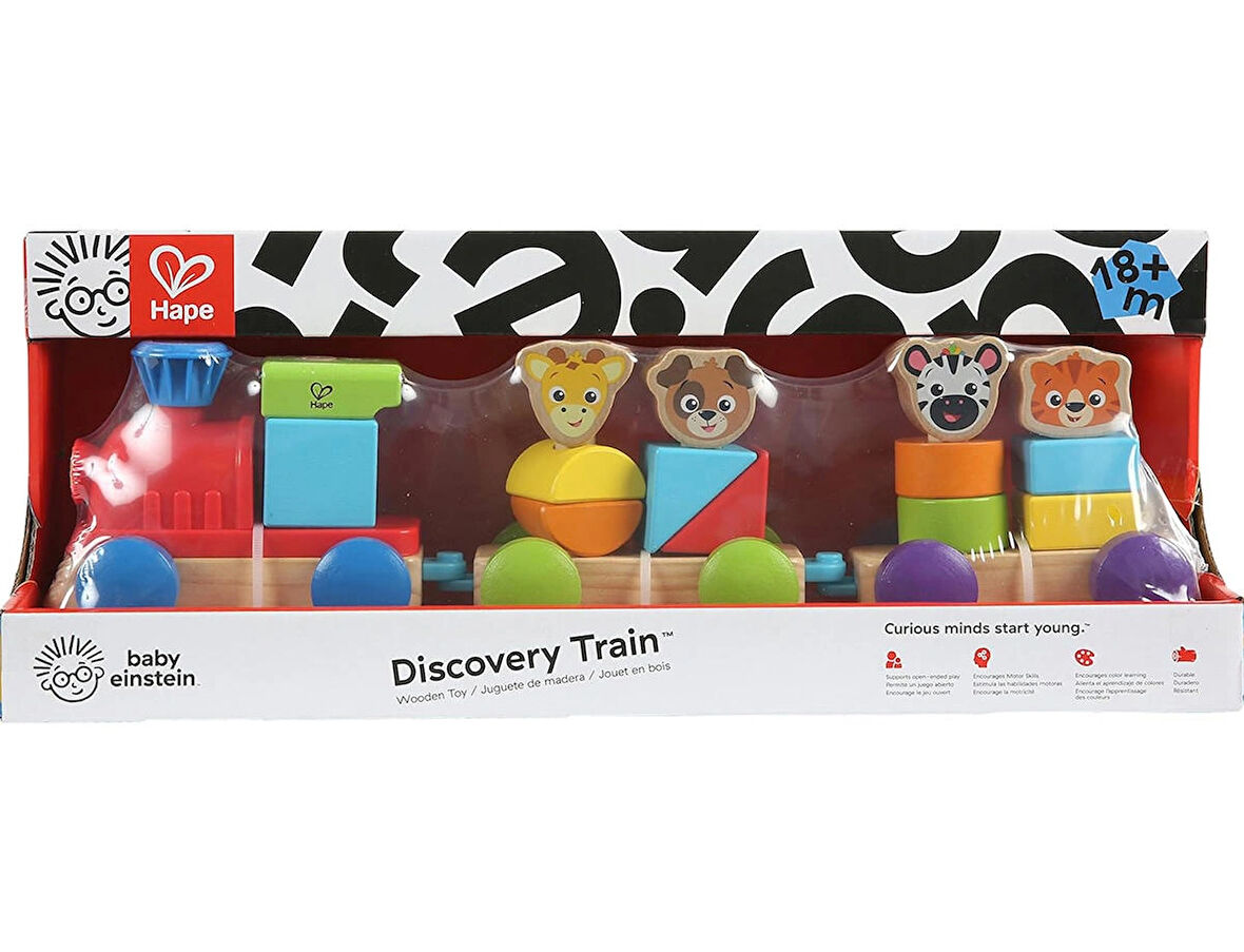 Hape Baby Einstein  Discovery Train Oyuncak Ahşap Tren