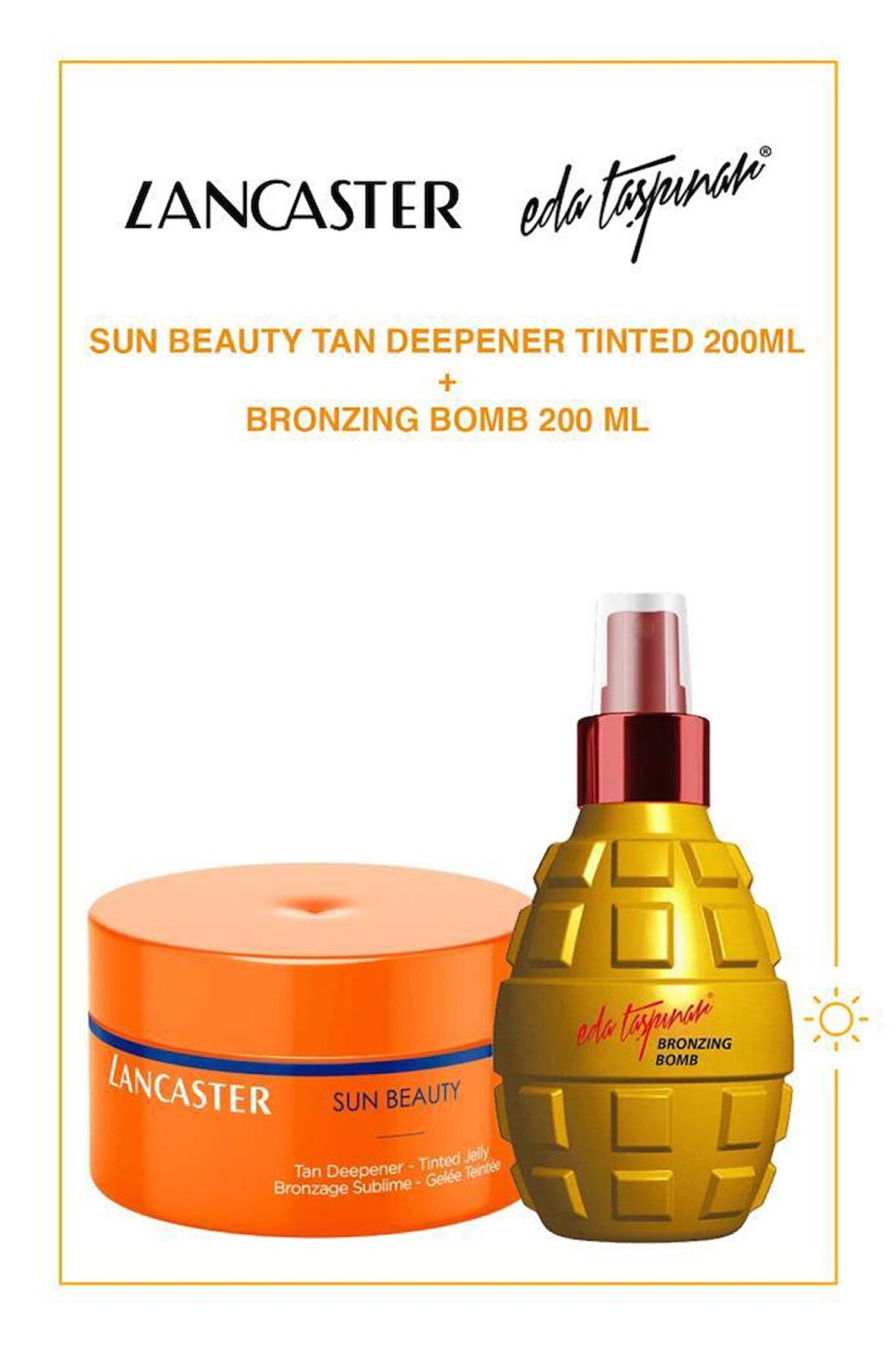 Lancaster Çikolata Bronzluğu-Sebamed Hassas Ciltler-Altın Bronzluk Bomba SETİ