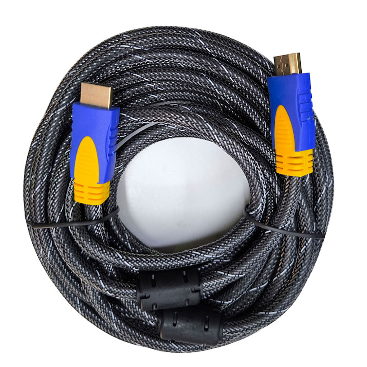 Hdmı erkek erkek örgülü kablo hdmi 1080p v1.4 örgülü kablo 7m