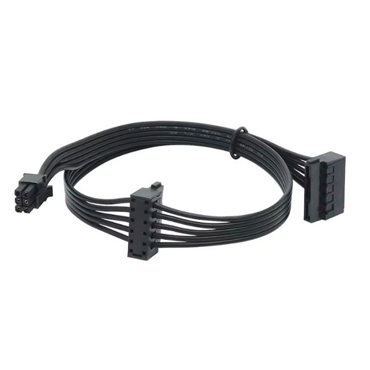 Mini 6 pim to 2x sata power kablo DELL uyumlu uzatma kablosu 3250 3268