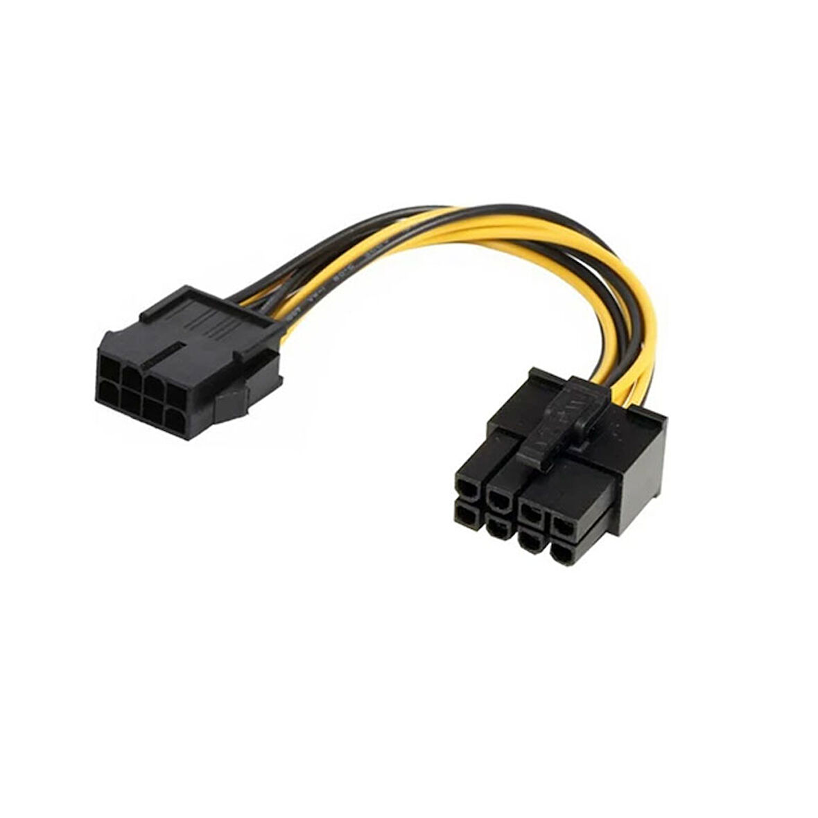 8 pin EPS-12V Erkek - 8 pin Dişi PCI E CPU Güç Uzatma Kablosu 30 cm