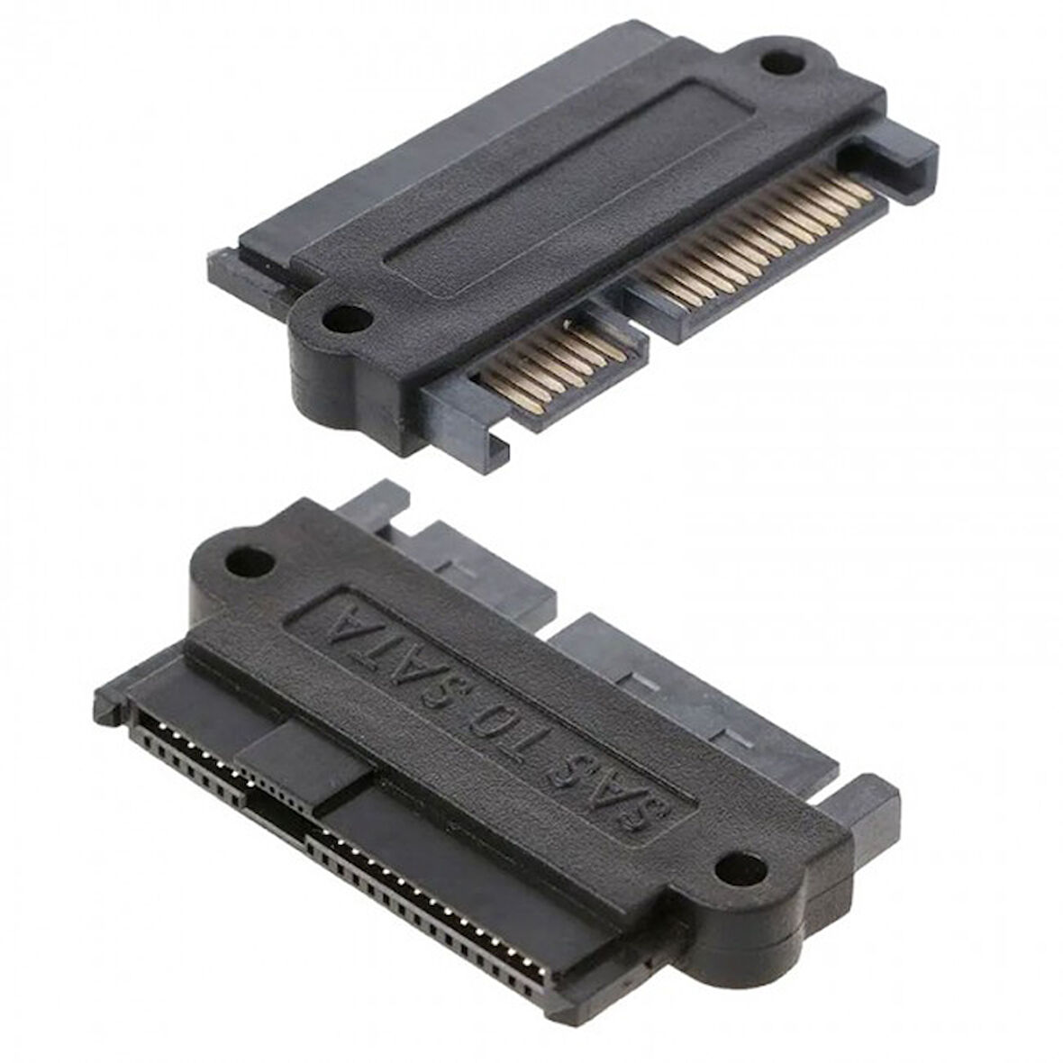 Sas to sata çevirici SFF-8482 SAS SATA 180 derece açılı dönüştürücü