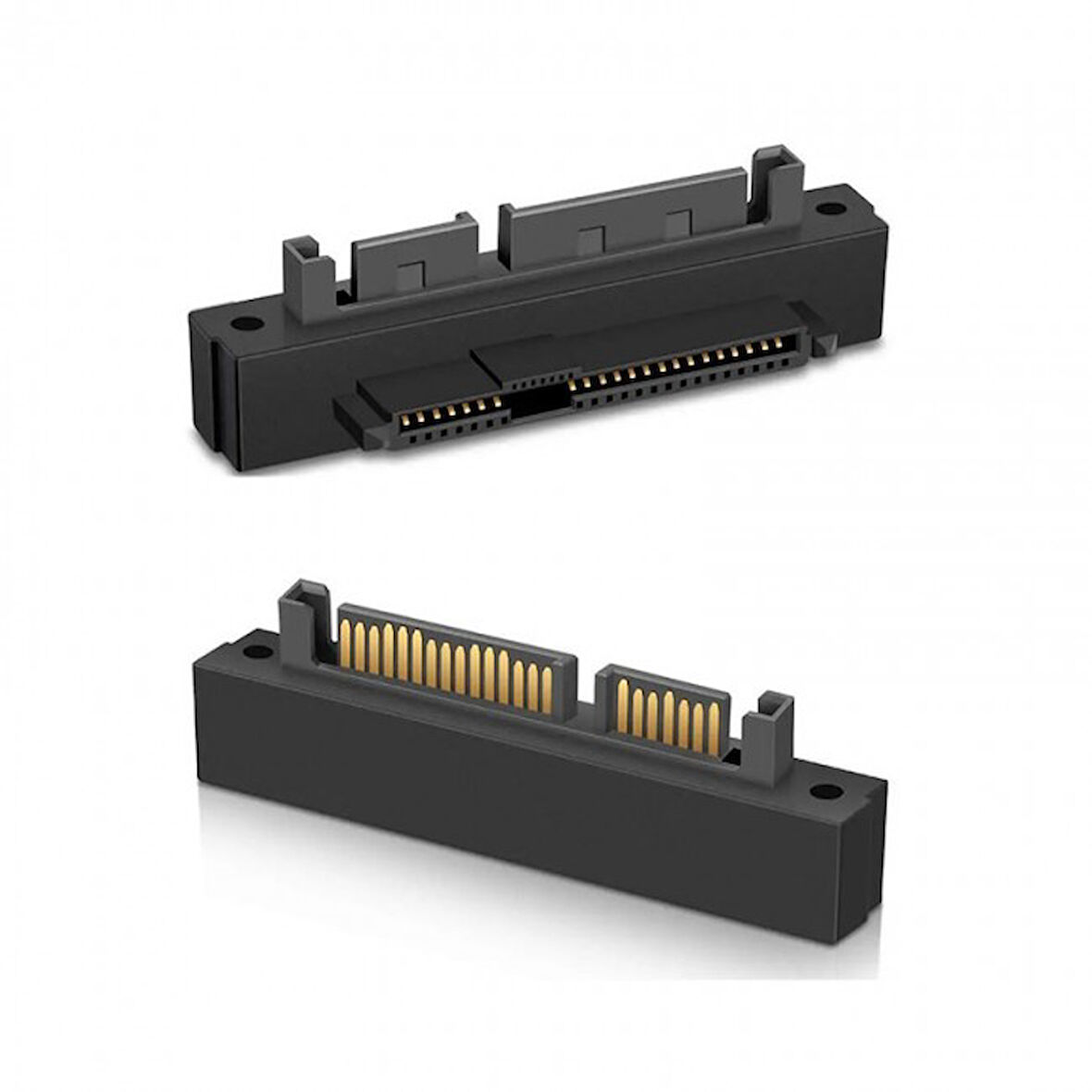 Sas to sata 90 derece çevirici SFF-8482 SAS SATA L tipi çevirici